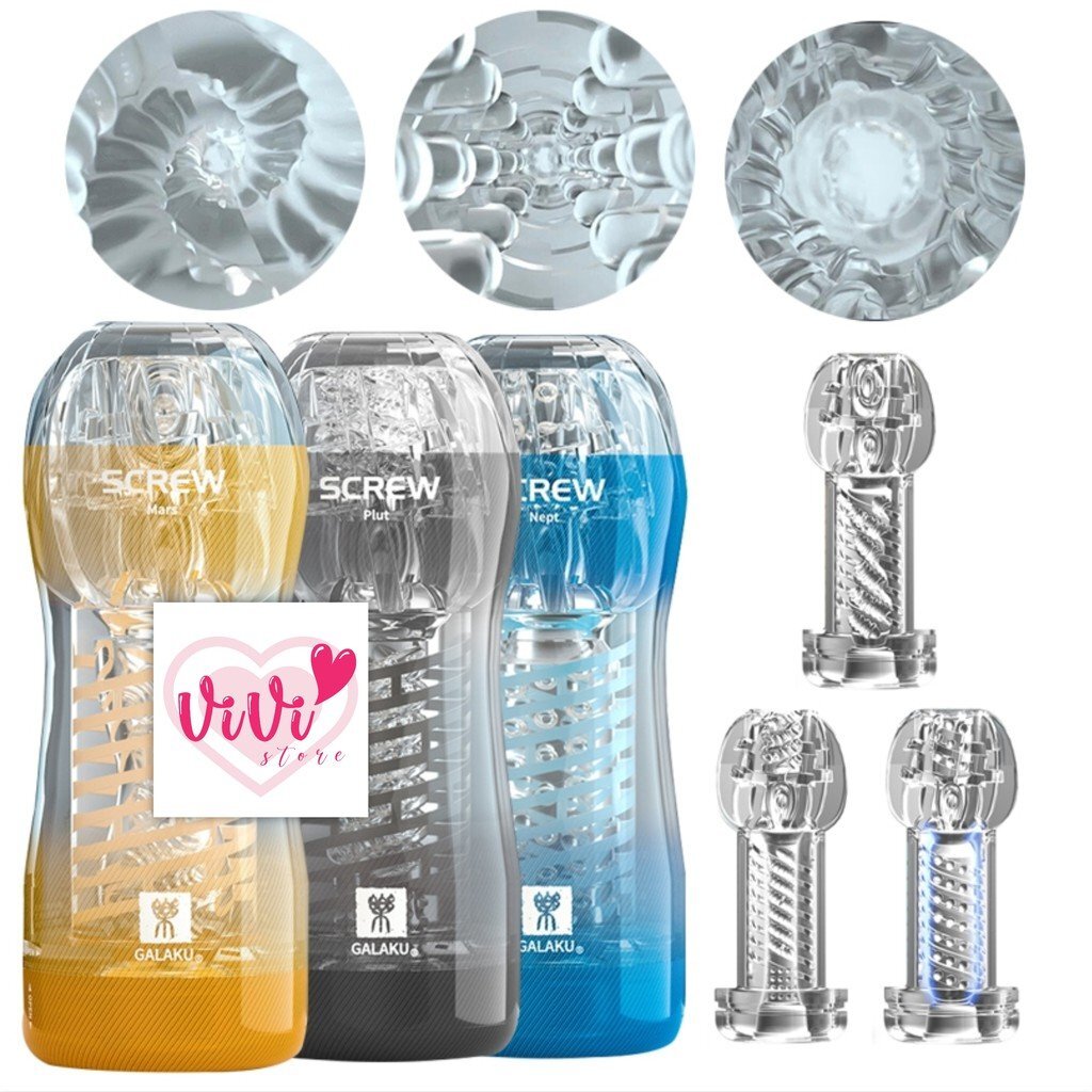 GALAKU Screw III Spiral Masturbator Cup Adult Toys Malaysia - Image 5