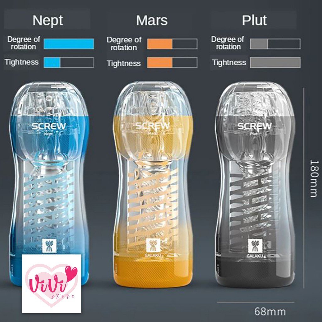 GALAKU Screw III Spiral Masturbator Cup Adult Toys Malaysia - Image 4