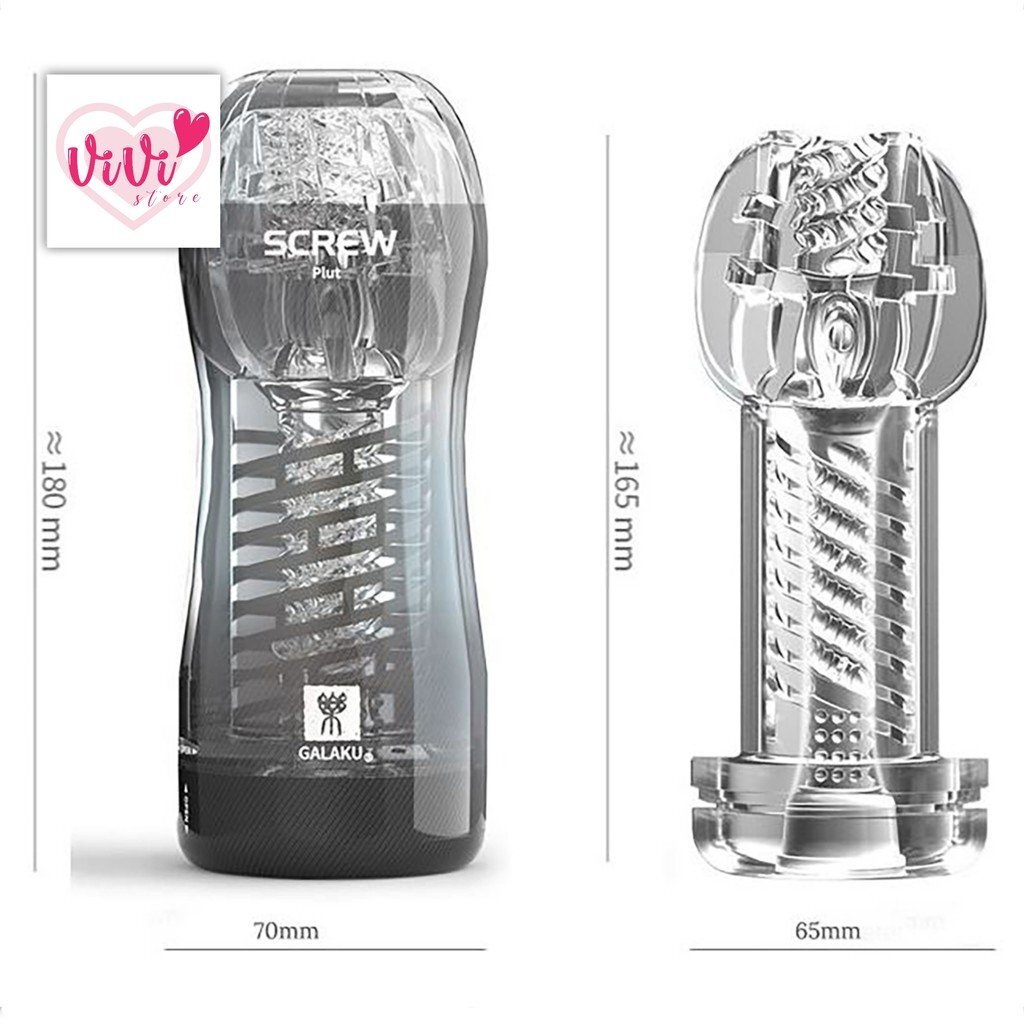 GALAKU Screw III Spiral Masturbator Cup Adult Toys Malaysia - Image 9