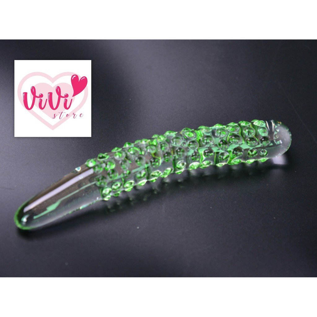Crystal Glass Cucumber Masturbator Glass Plug Sensual Women Adult Toys Malaysia - Image 6