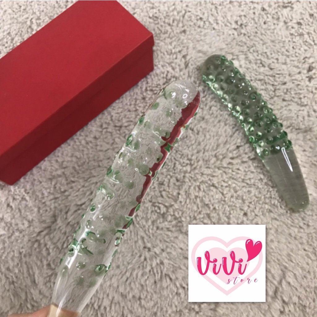 Crystal Glass Cucumber Masturbator Glass Plug Sensual Women Adult Toys Malaysia - Image 9