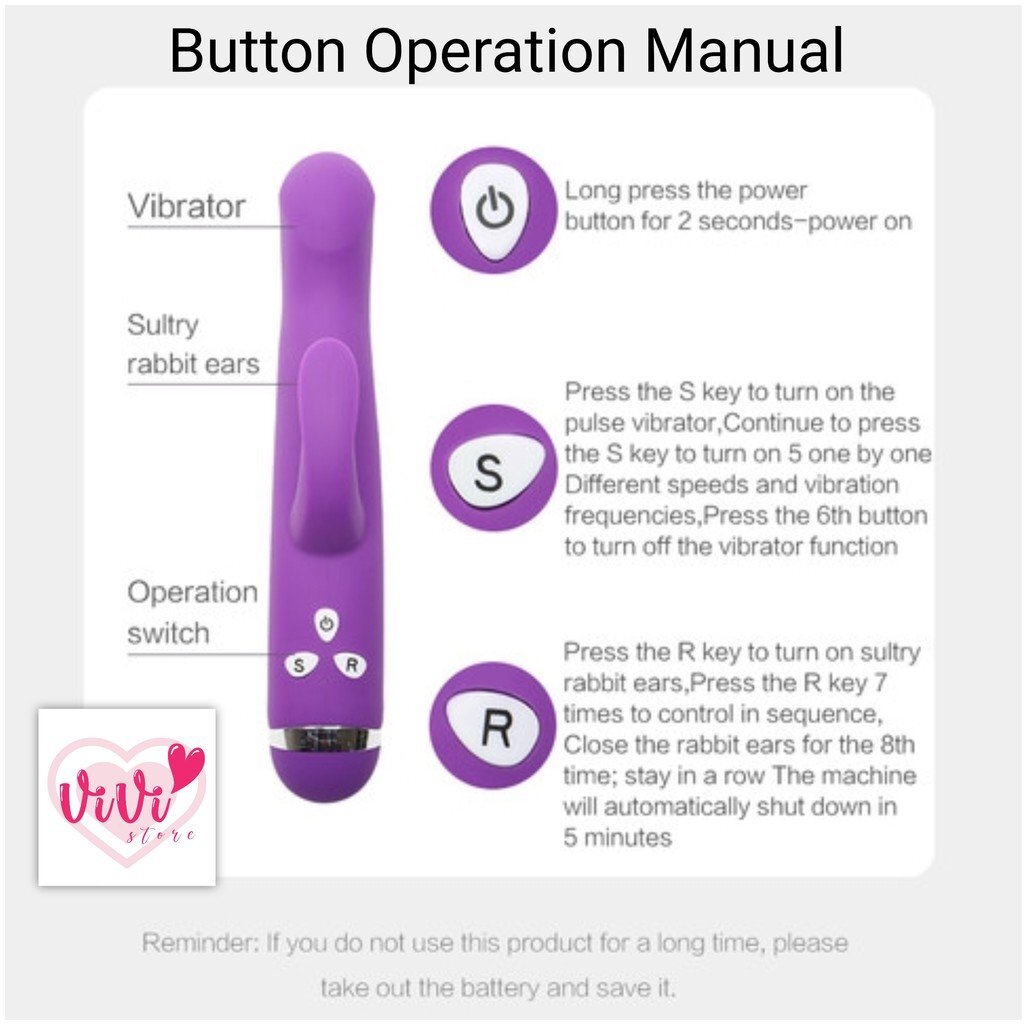 DUREX Kisstoy Rabbit Vibrator Dildo Masturbator Women Adult Toys Malaysia - Image 14