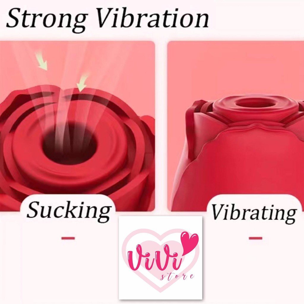OMYSKY Rose Clitoral Sucking Tongue Licking Vibrator Women Adult Toys Malaysia - Image 4