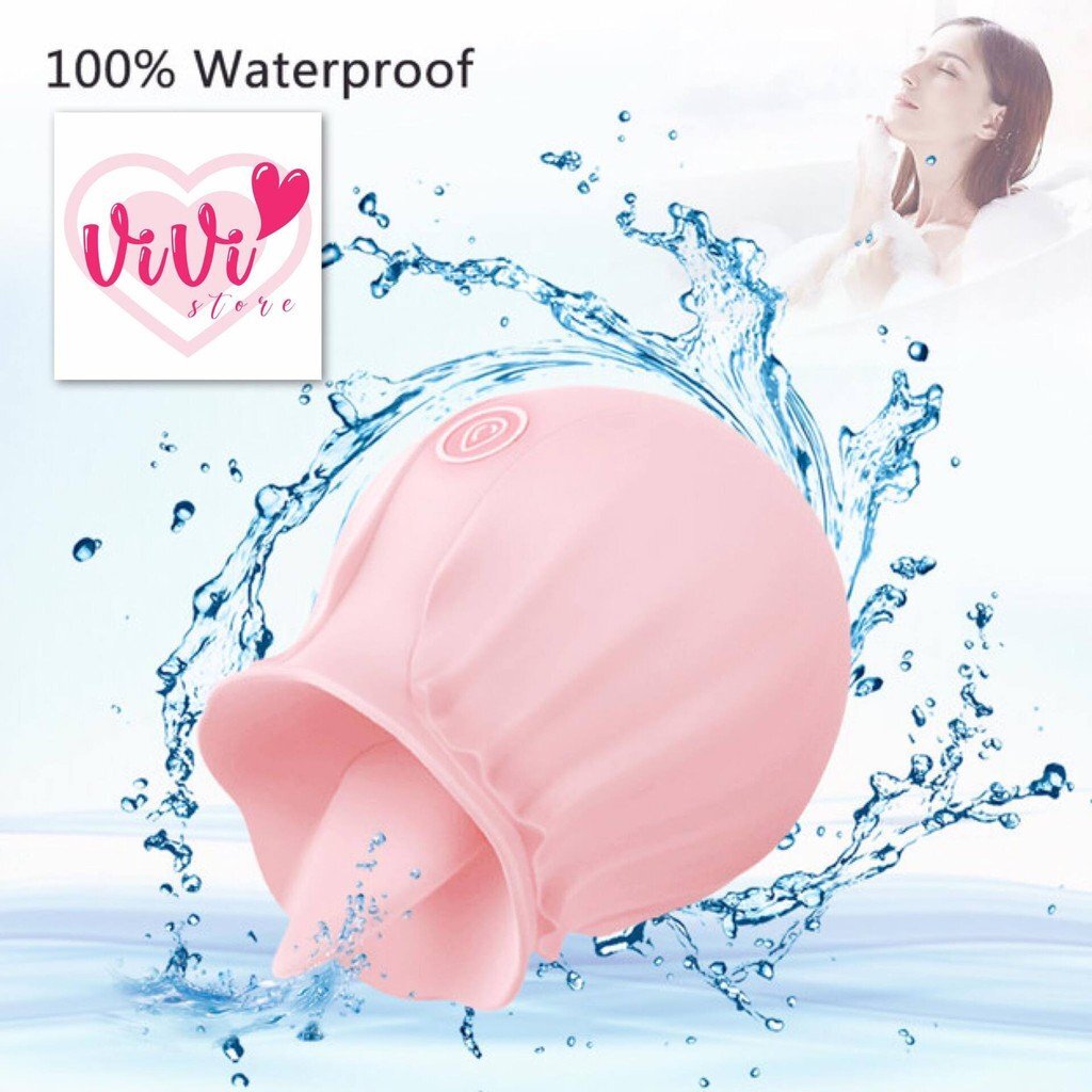 OMYSKY Rose Clitoral Sucking Tongue Licking Vibrator Women Adult Toys Malaysia - Image 9