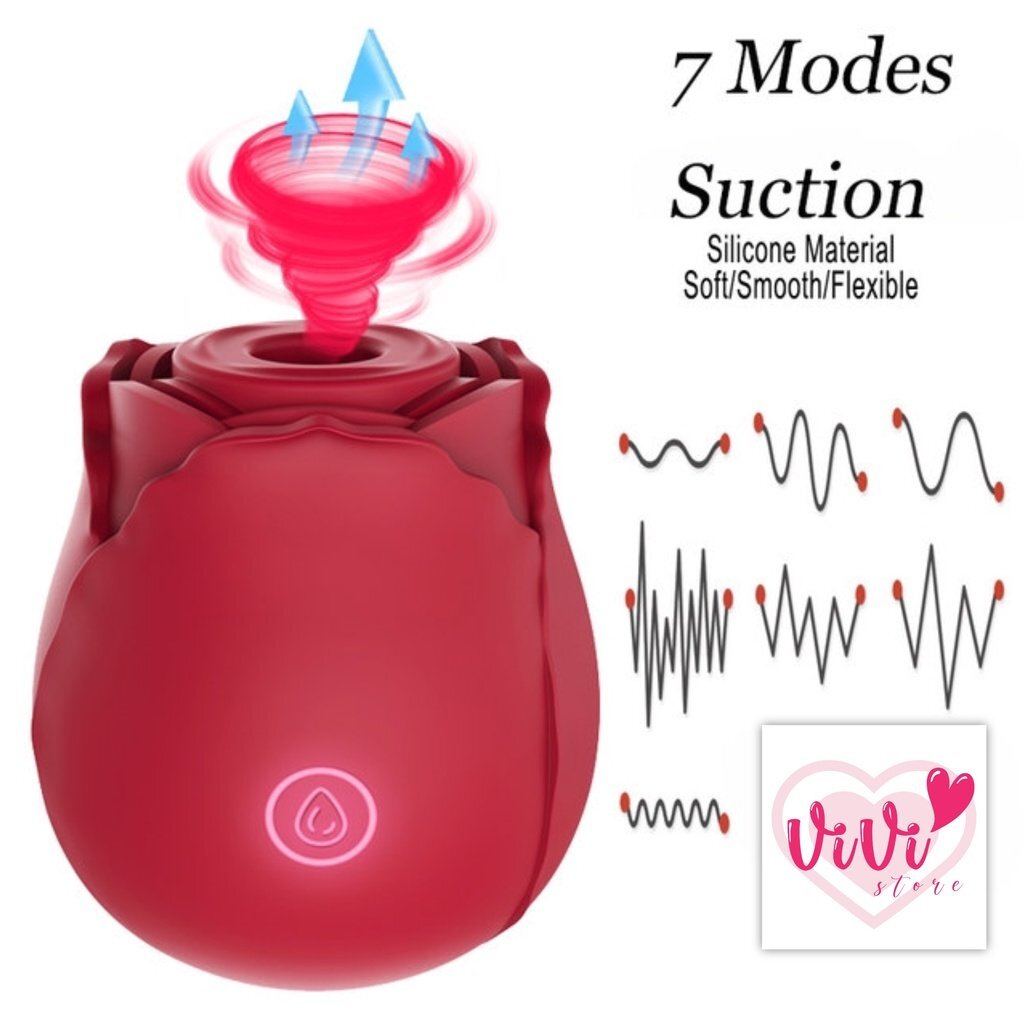 OMYSKY Rose Clitoral Sucking Tongue Licking Vibrator Women Adult Toys Malaysia - Image 5