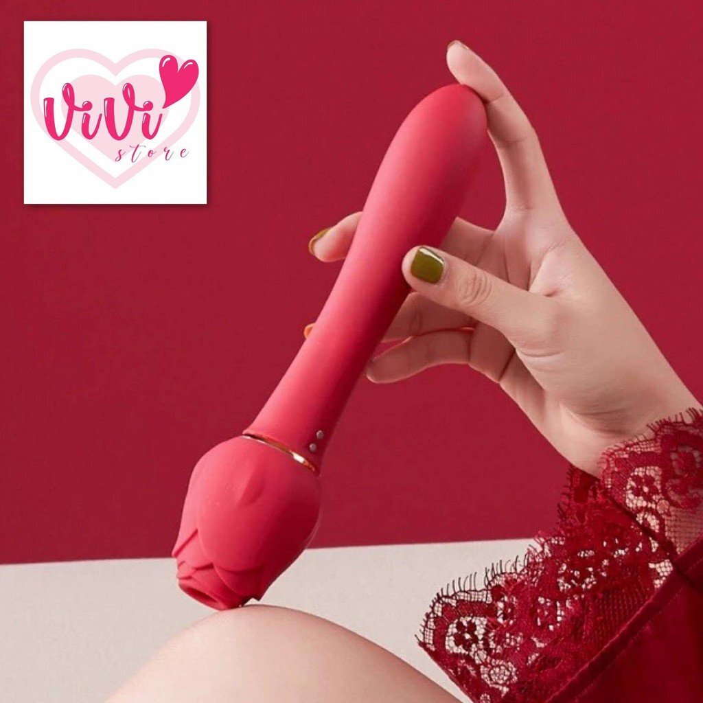 Rose Wand Clitoral Sucking Vibrator Dildo Women Adult Toys Malaysia - Image 4