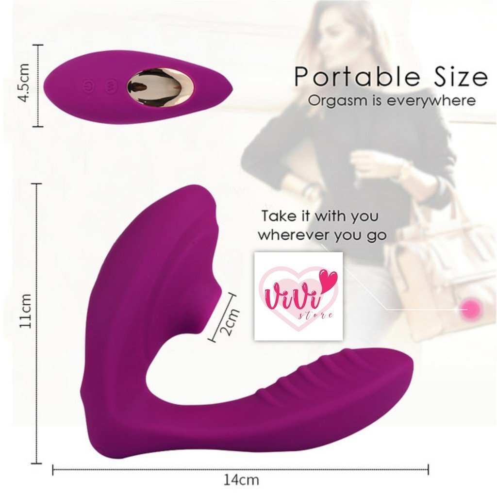 Vivi Clitoral Sucking Vibrator Remote Control Dildo Women Adult Toys Malaysia - Image 8