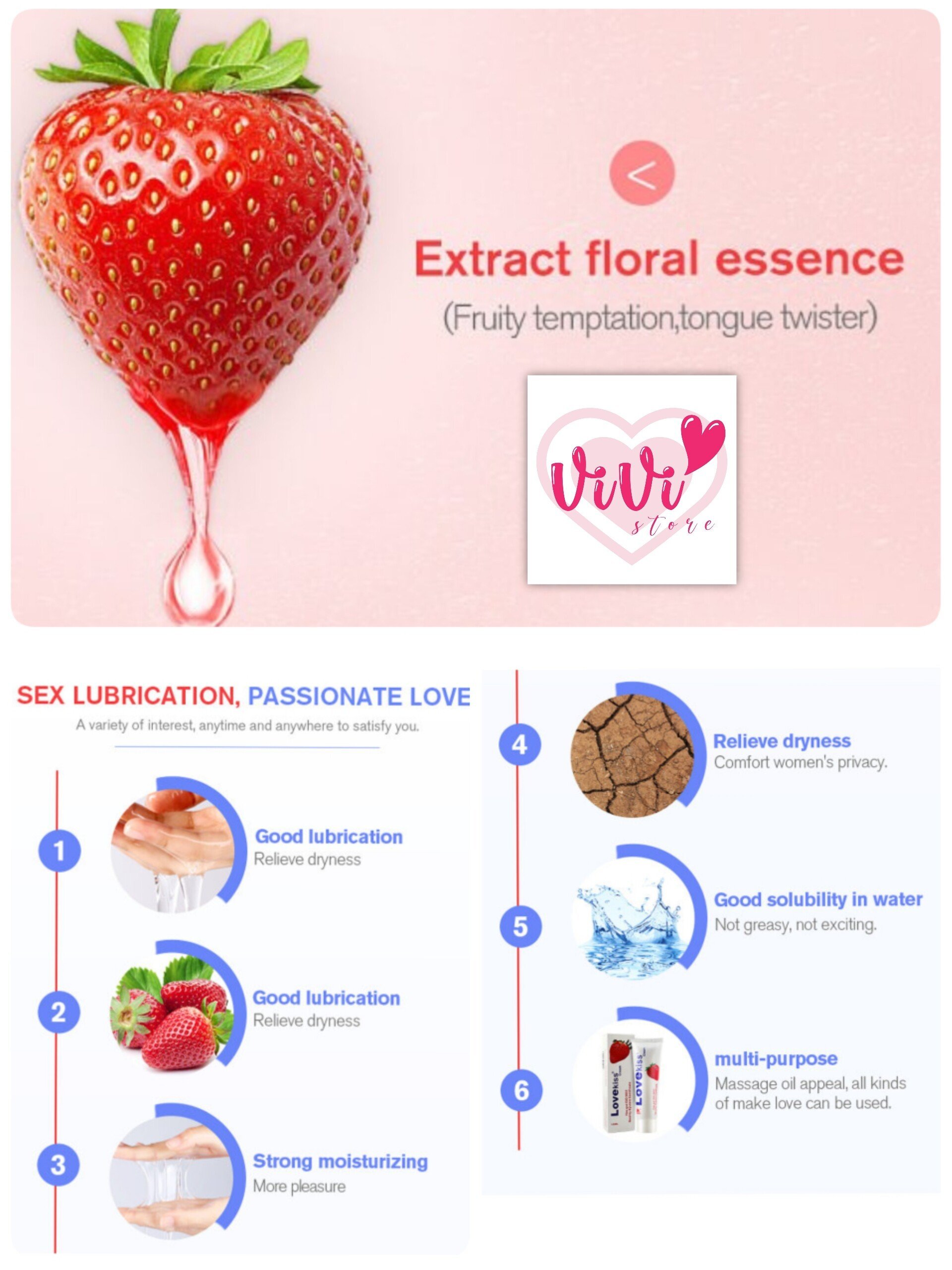 Lovekiss Grape Strawberry Water Based Lube Body Personal Lubricant Malaysia - Image 6