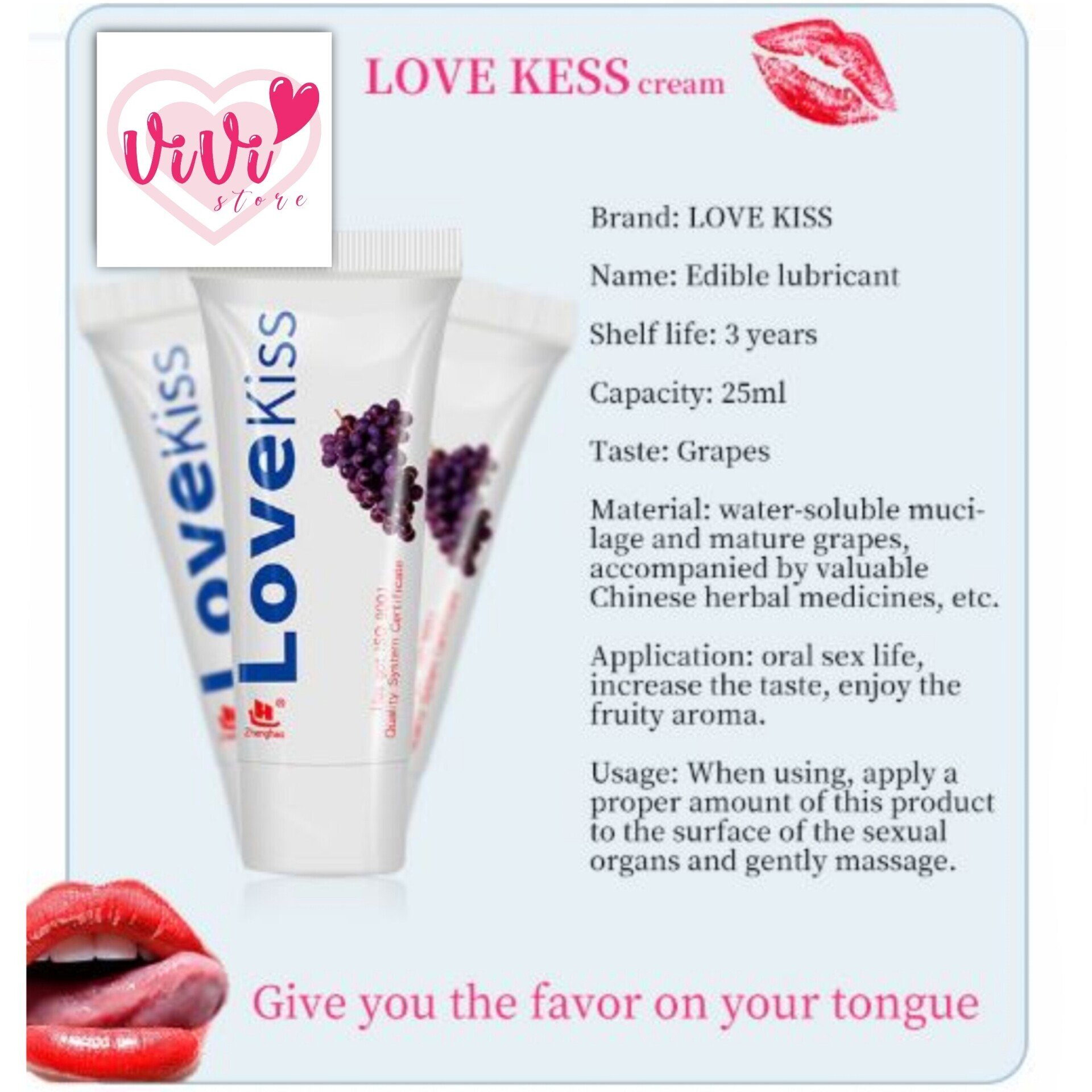 Lovekiss Grape Strawberry Water Based Lube Body Personal Lubricant Malaysia - Image 4