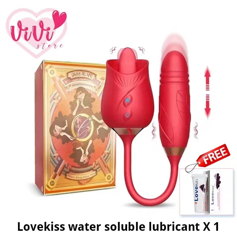 Rose Tail Licking Sucking Vibrator Thrusting Suction Masturbator Women Adult Toy Malaysia - Image 9