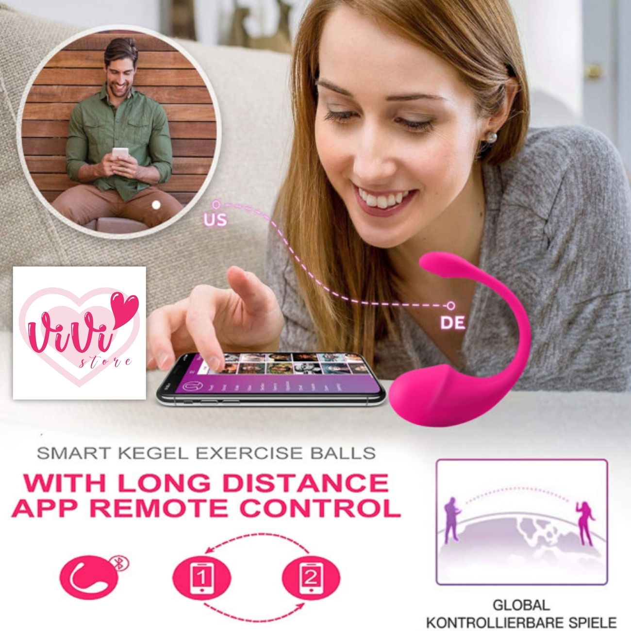 Wireless Bluetooth App G Spot Vibrator Egg Women Adult Toys Malaysia - Image 6