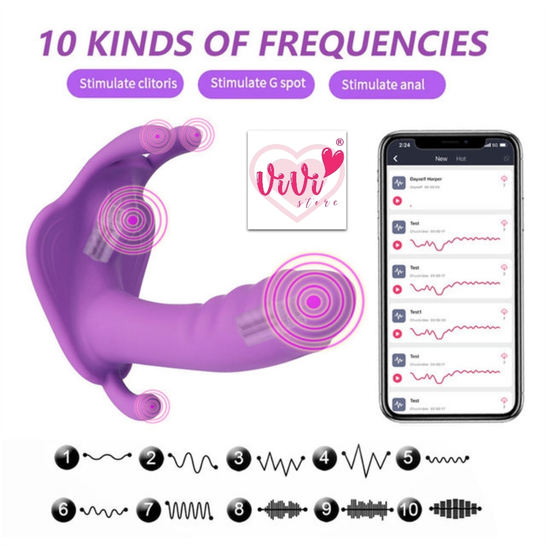 Butterfly Phone App Control Panties Vibrator Women Adult Toys Malaysia - Image 8
