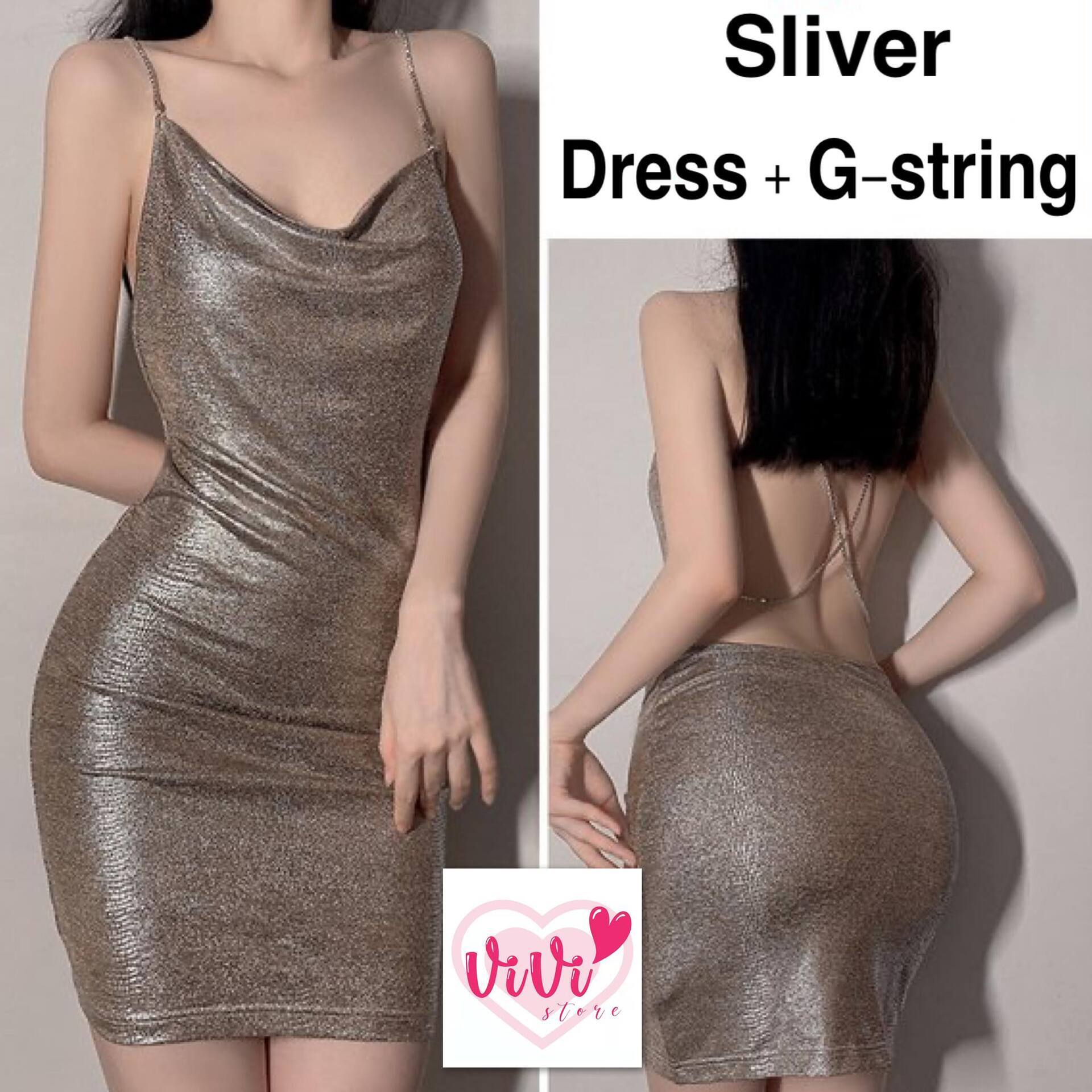 Vivi Sexy Lingerie Nightclub Shining Dress Malaysia - Image 14