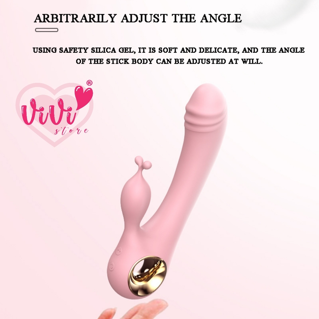 Vivi Rabbit Thrusting Sucking Vibrator Dildo Heating Tongue Masturbator Women Adult Toys Malaysia - Image 13