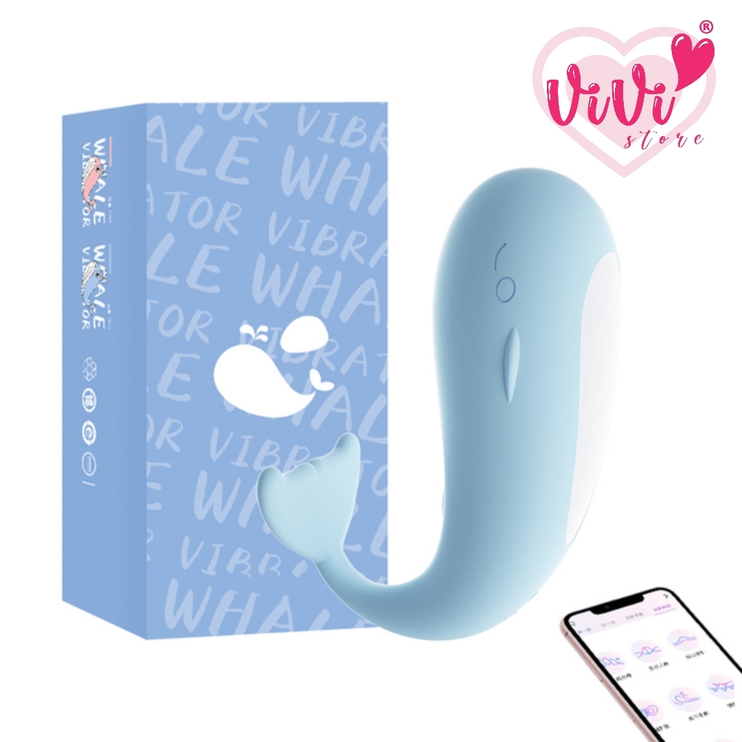 MizzZee Cute Whale Phone App Vibrator Dildo Bullet Egg Vibrator Women Adult Toys Malaysia - Image 10