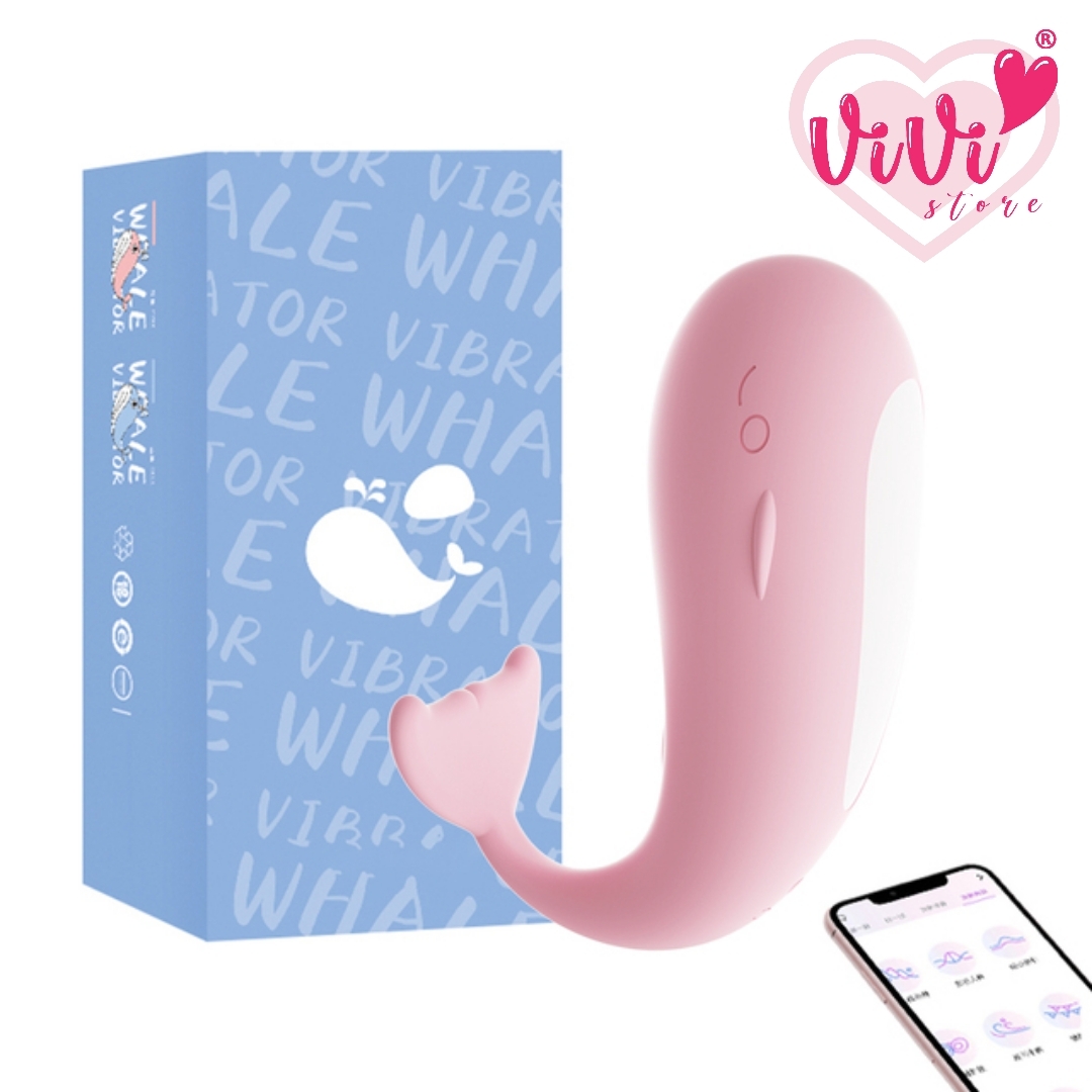 MizzZee Cute Whale Phone App Vibrator Dildo Bullet Egg Vibrator Women Adult Toys Malaysia - Image 11