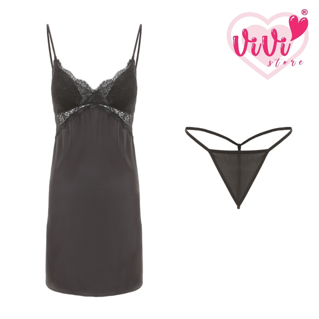 Vivi Sexy Lingerie Comfortable Plus Size Nightwear Pyjamas Malaysia - Image 10