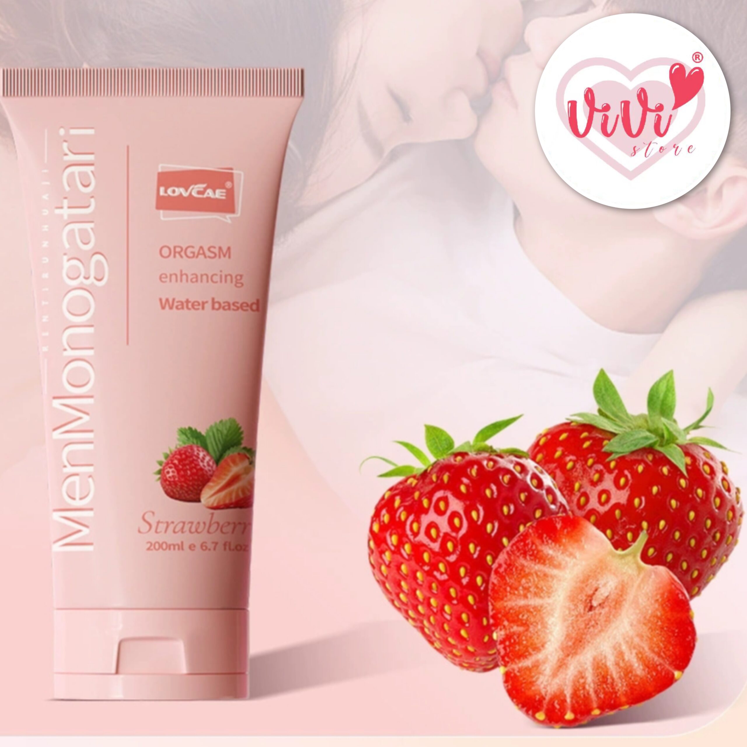 MenMonogatari Fruits Cherry Strawberry Peach Massage Water Based Personal Body Lubricant Malaysia - Image 7