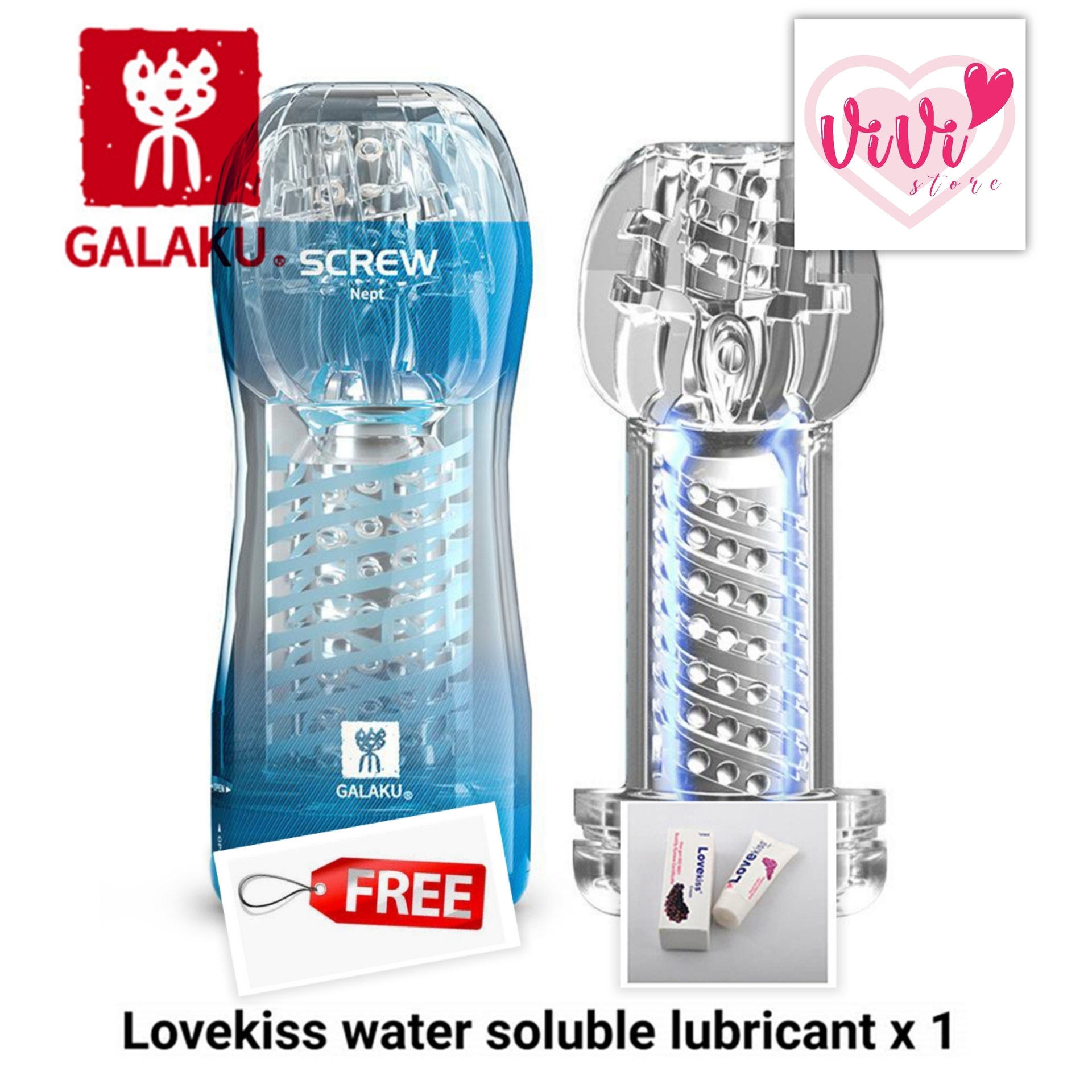 GALAKU Screw III Spiral Masturbator Cup Adult Toys Malaysia - Image 12