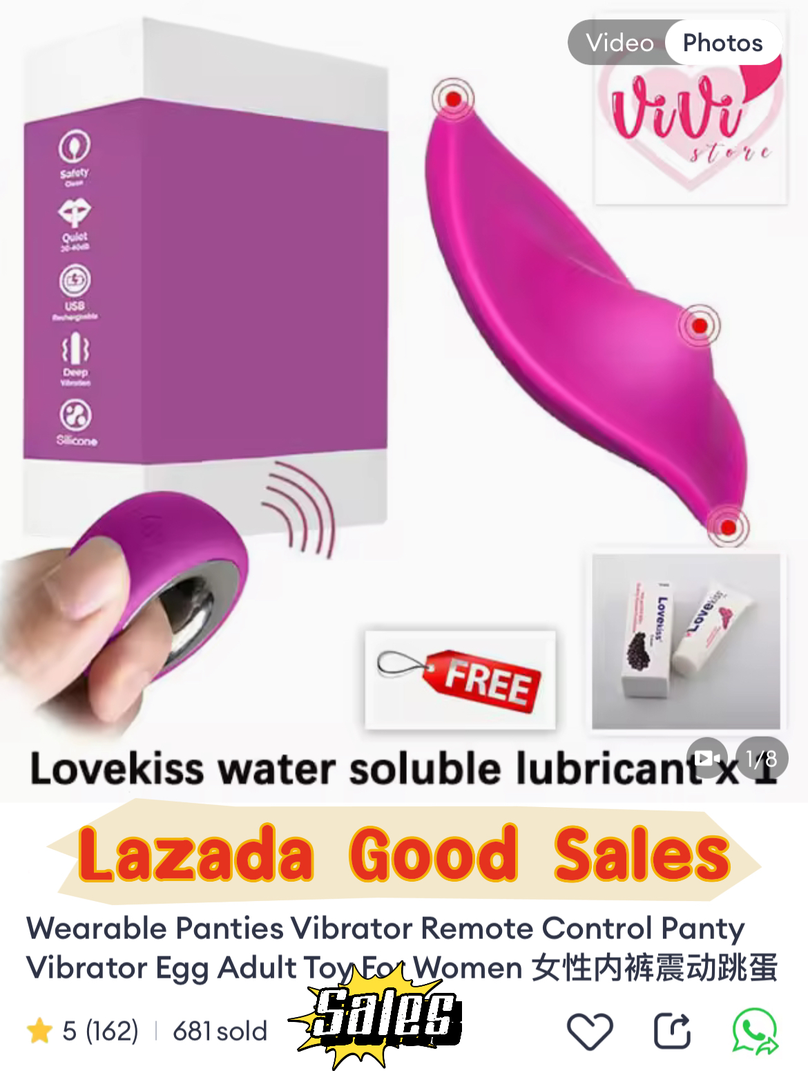 Wearable Panties Vibrator Remote Oral Women Adult Toys Malaysia - Image 2