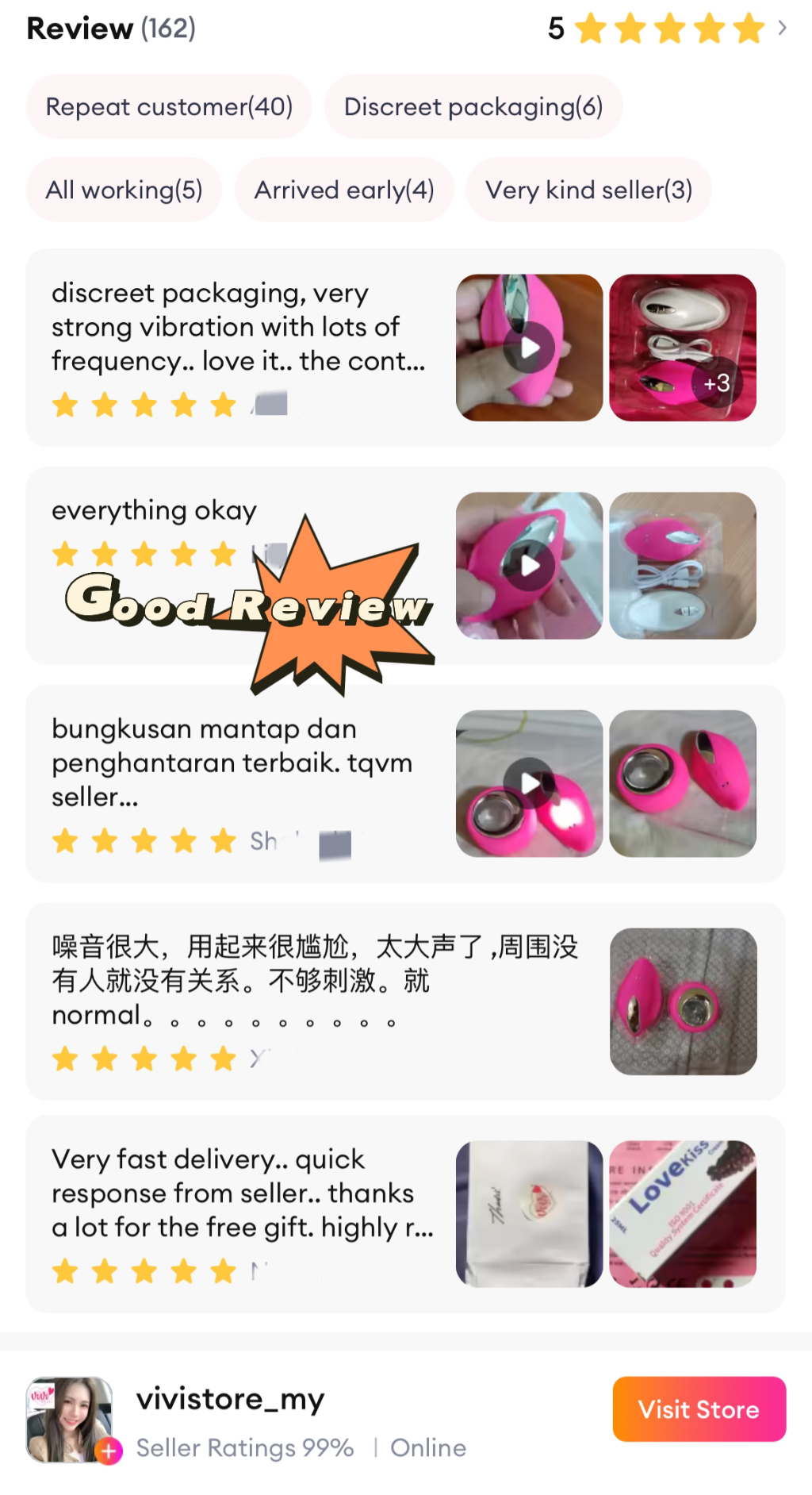 Wearable Panties Vibrator Remote Oral Women Adult Toys Malaysia - Image 3