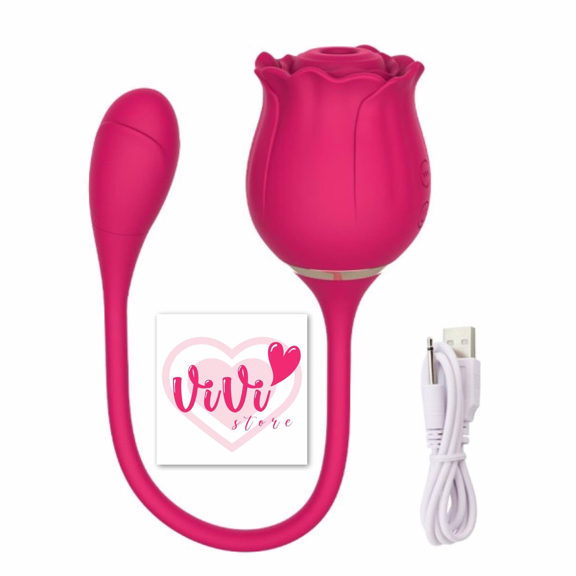 Rose Tail Licking Sucking Vibrator Thrusting Suction Masturbator Women Adult Toy Malaysia - Image 27