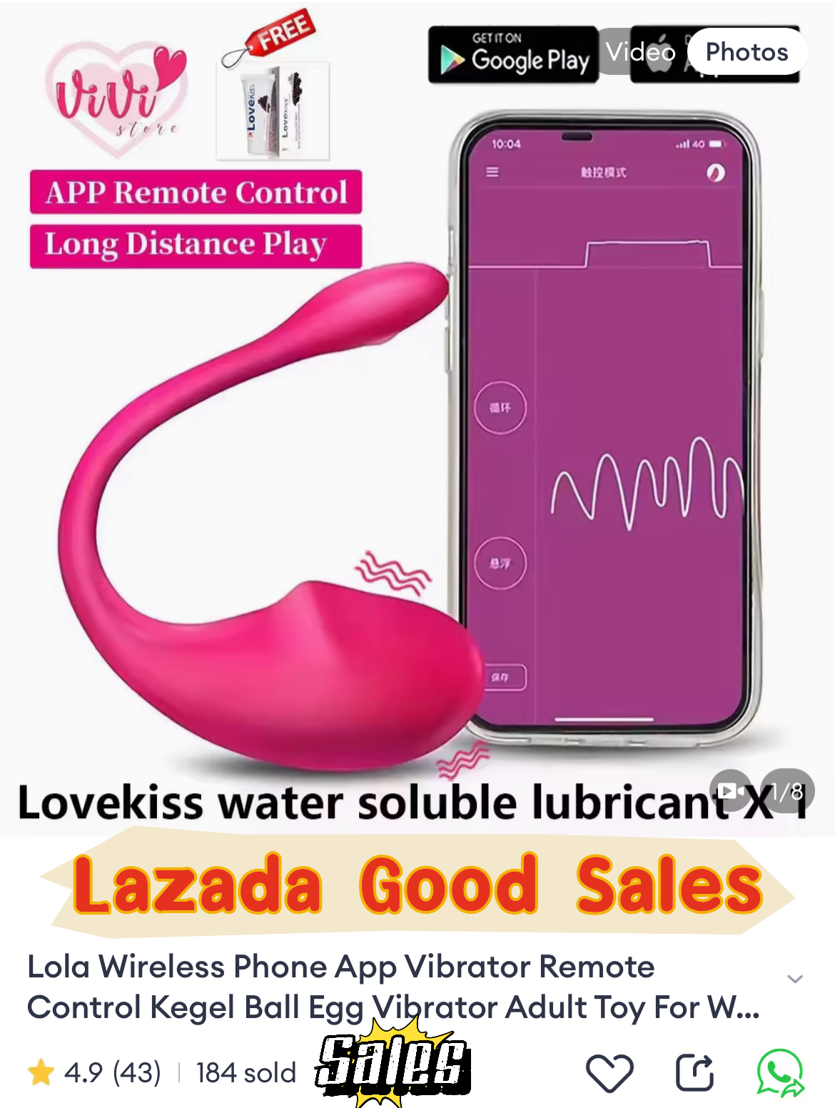Wireless Bluetooth App G Spot Vibrator Egg Women Adult Toys Malaysia - Image 2