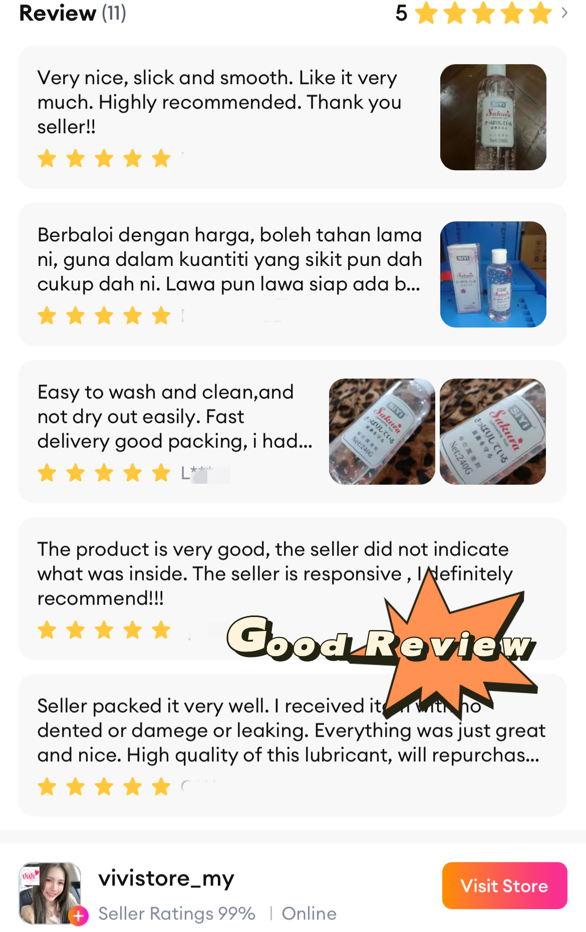 Siyi Sakura 240ml Water Based Personal Body Lubricant Malaysia - Image 3