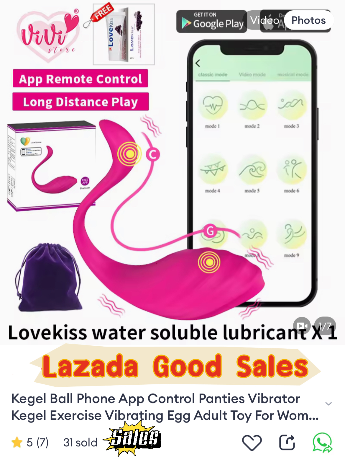 Kegel Ball Phone App Control Panties Vibrator Exercise Egg Women Adult Toys Malaysia - Image 2