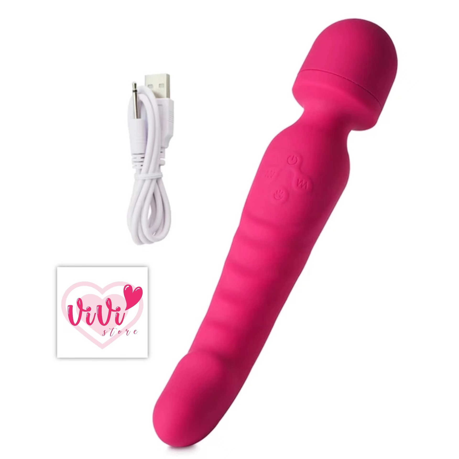 Vivi Heating Sucking Vibrator Av Wand Massager Dildo Masturbator Women Adult Toys Malaysia - Image 7