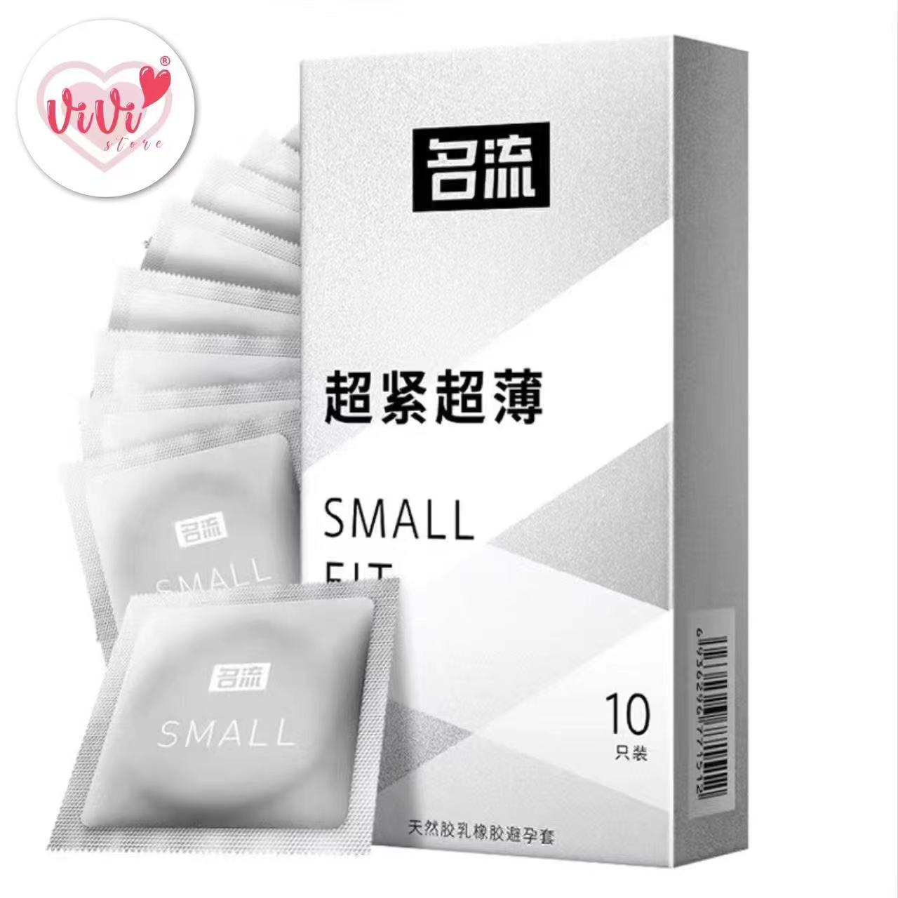 Vivi Small 45mm 49mm Dotted Condom Close Tight Fit Latex 10pcs Lubricated Condom (Not Durex) - Image 8