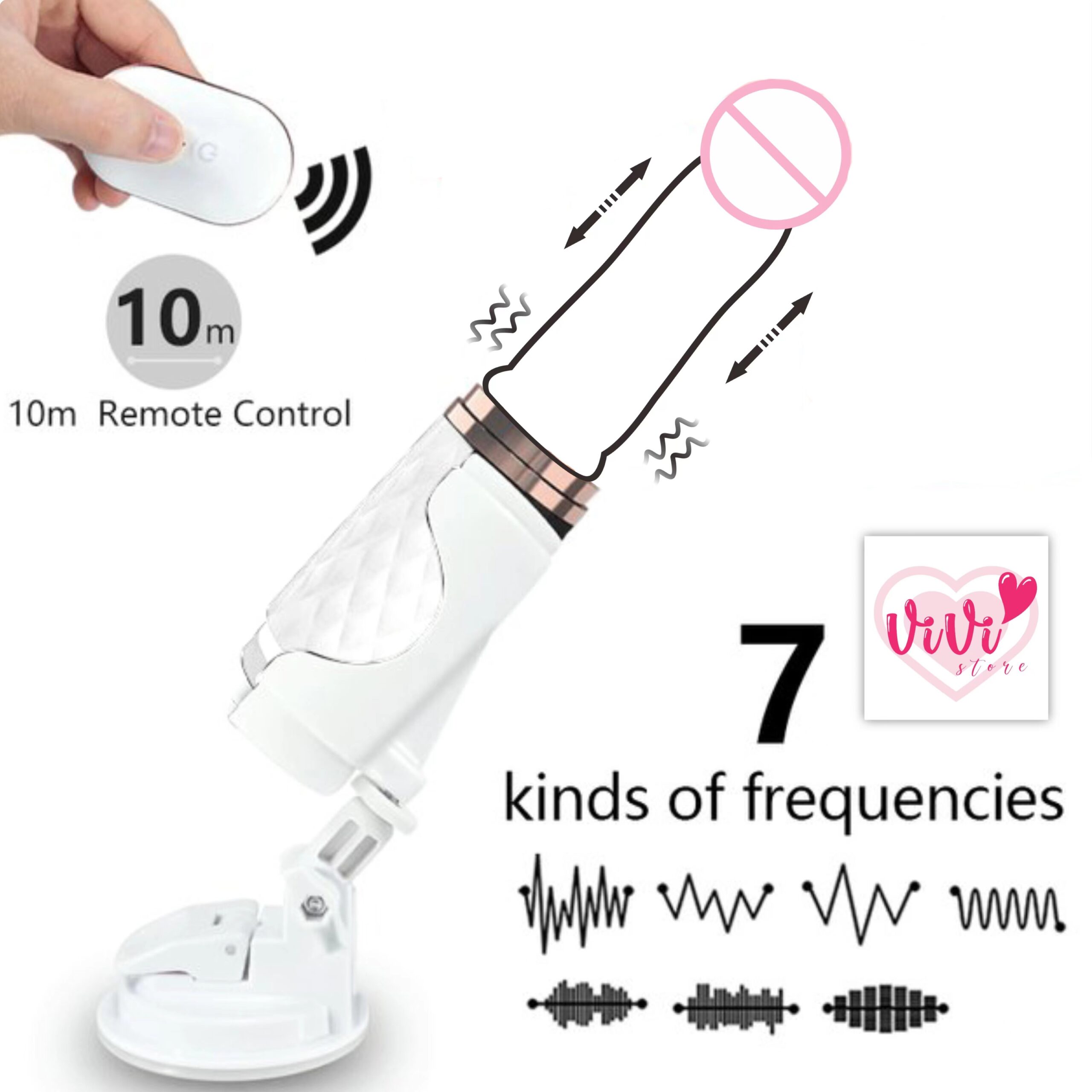 Automatic Thrusting Vibrator Machine Heating Remote Control Women Adult Toys Malaysia - Image 4