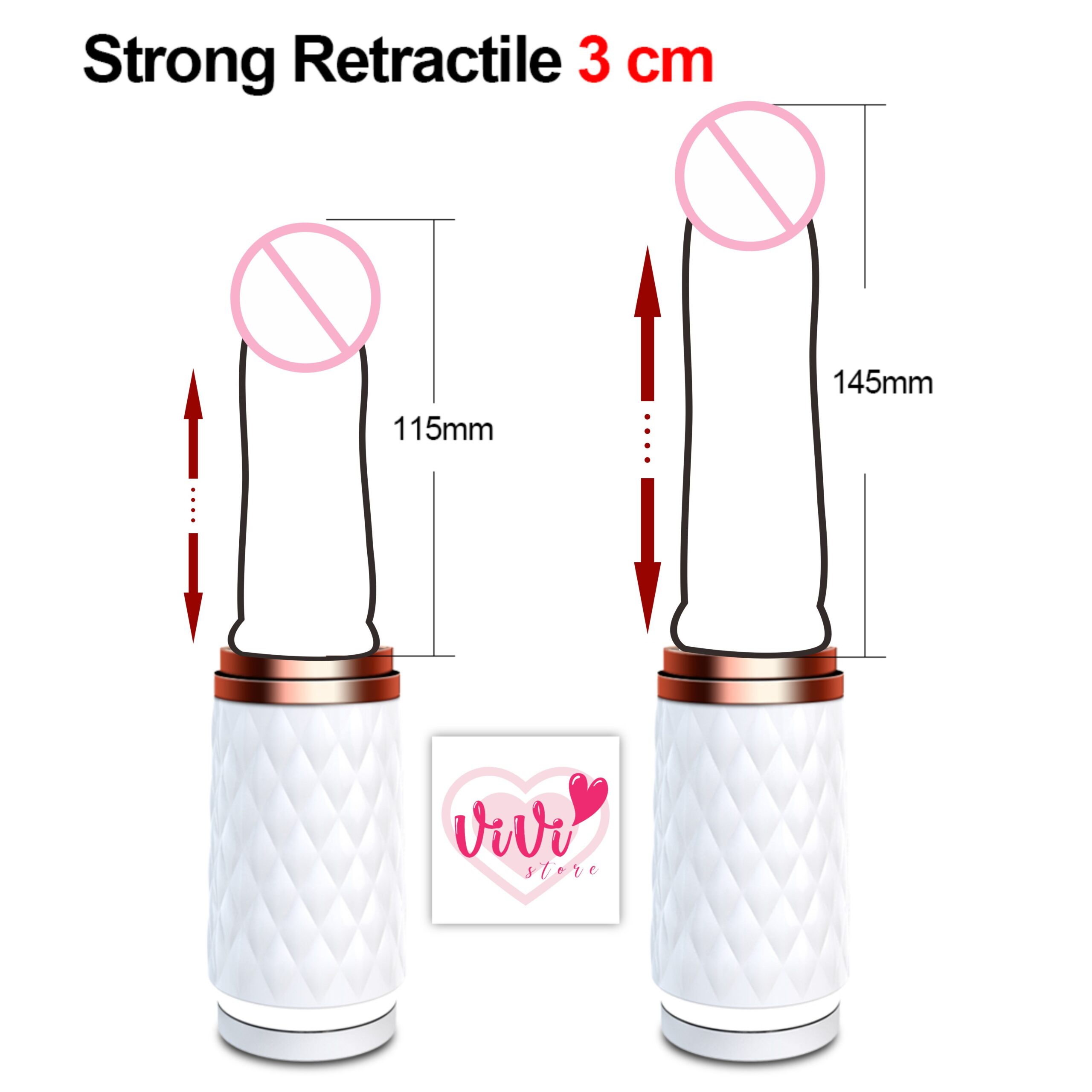 Automatic Thrusting Vibrator Machine Heating Remote Control Women Adult Toys Malaysia - Image 9