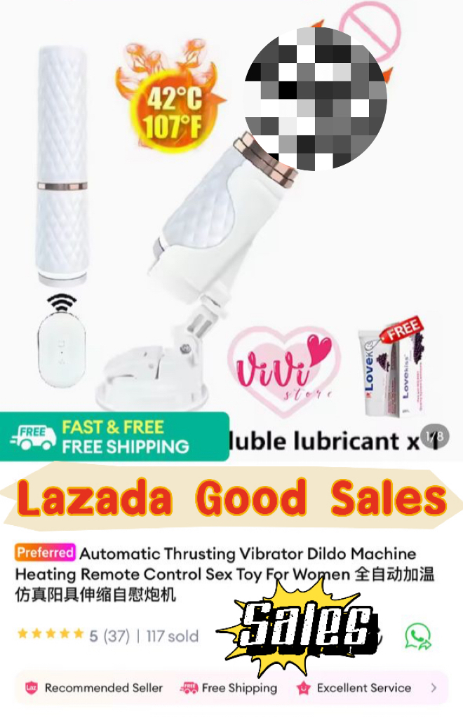 Automatic Thrusting Vibrator Machine Heating Remote Control Women Adult Toys Malaysia - Image 2