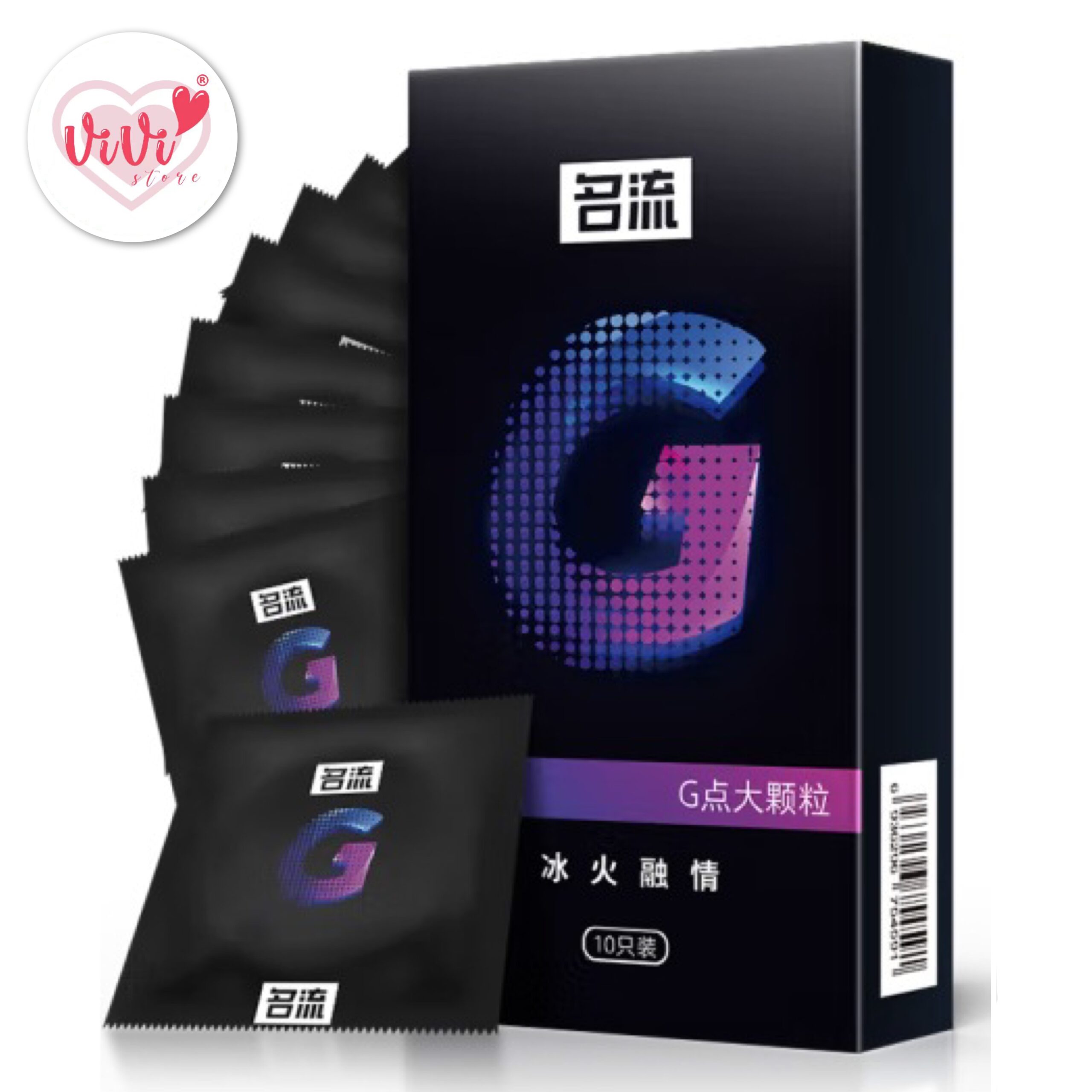 Vivi Small 45mm 49mm Dotted Condom Close Tight Fit Latex 10pcs Lubricated Condom (Not Durex) - Image 21