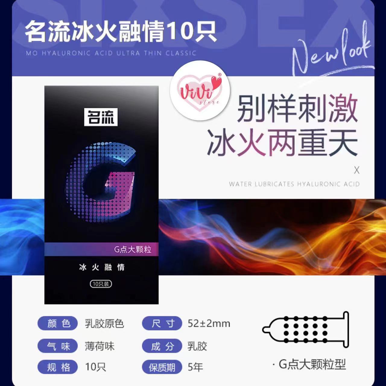 Vivi Small 45mm 49mm Dotted Condom Close Tight Fit Latex 10pcs Lubricated Condom (Not Durex) - Image 20