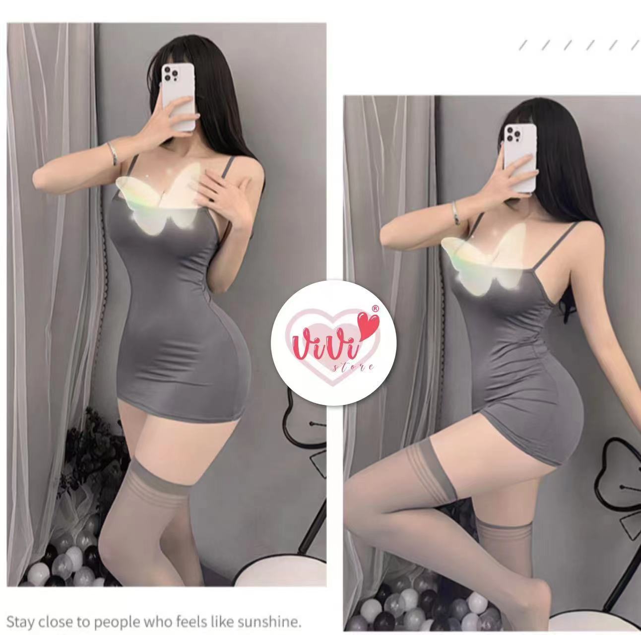 Vivi Sexy Lingerie Tight Singlet Nightwear Sex Dress Women Malaysia - Image 6