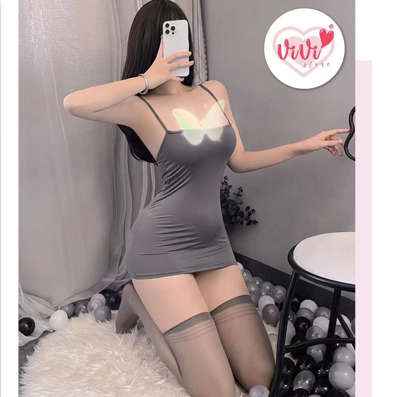Vivi Sexy Lingerie Tight Singlet Nightwear Sex Dress Women Malaysia - Image 7