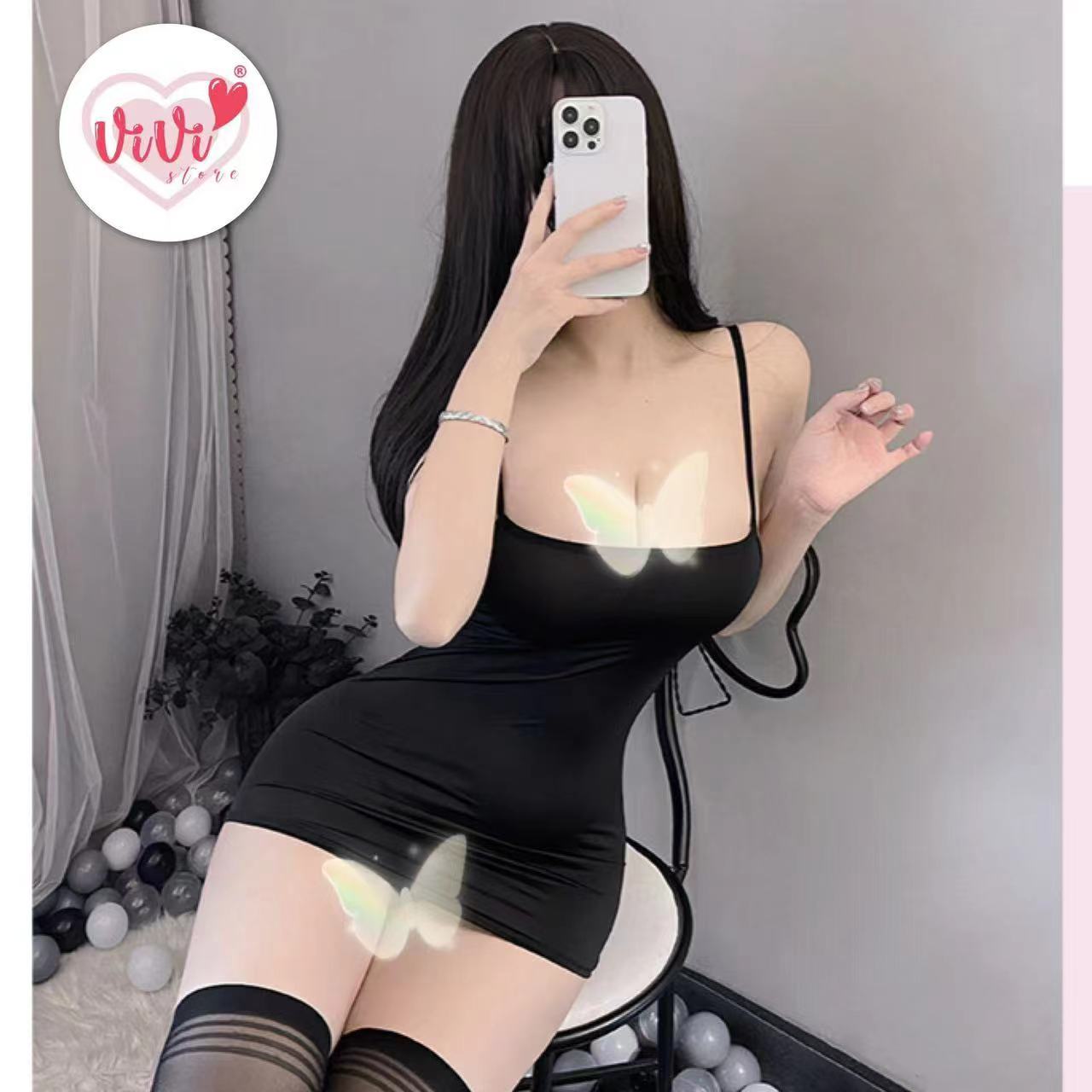 Vivi Sexy Lingerie Tight Singlet Nightwear Sex Dress Women Malaysia - Image 5