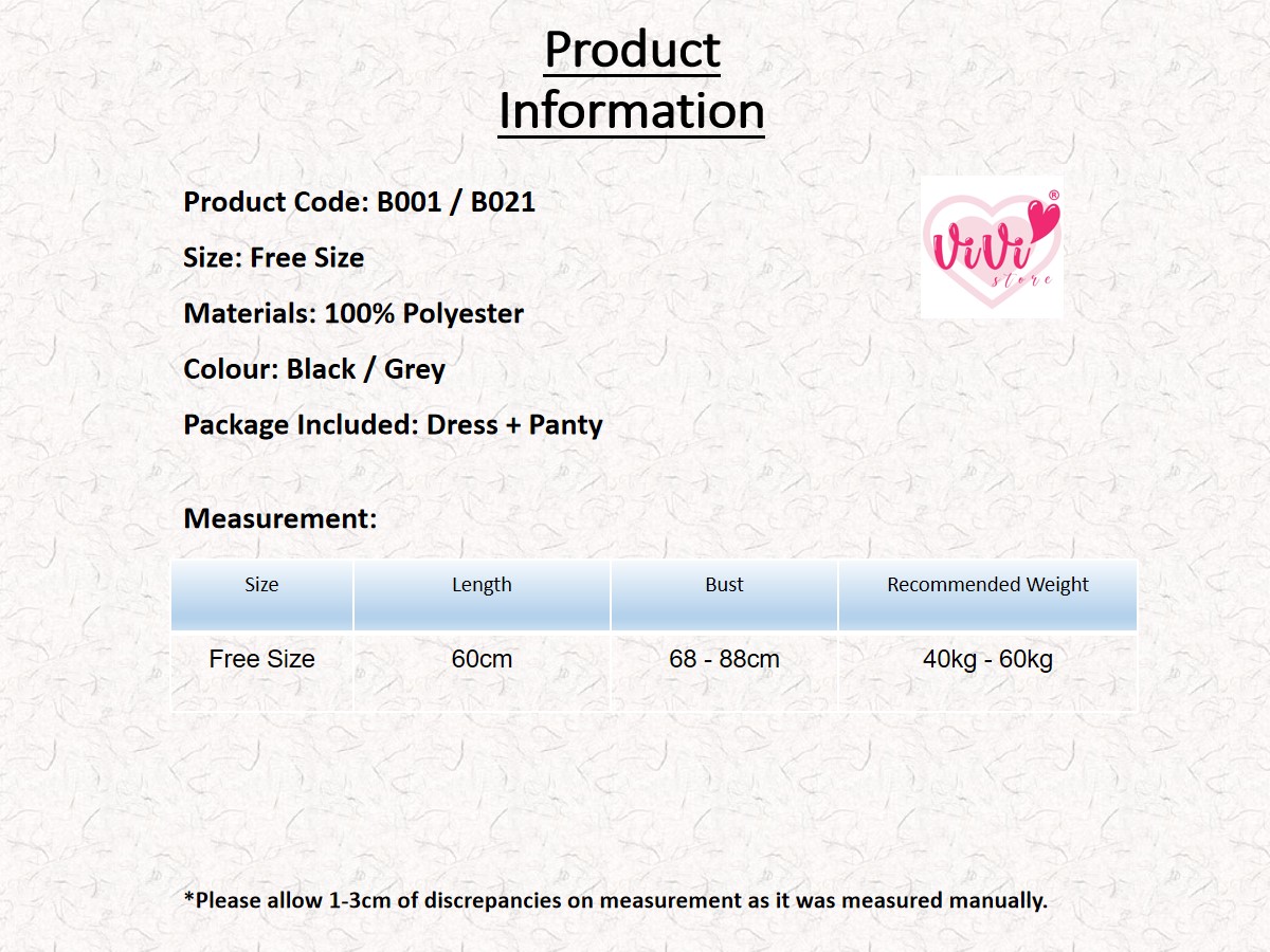 Vivi Sexy Lingerie Tight Singlet Nightwear Sex Dress Women Malaysia - Image 2