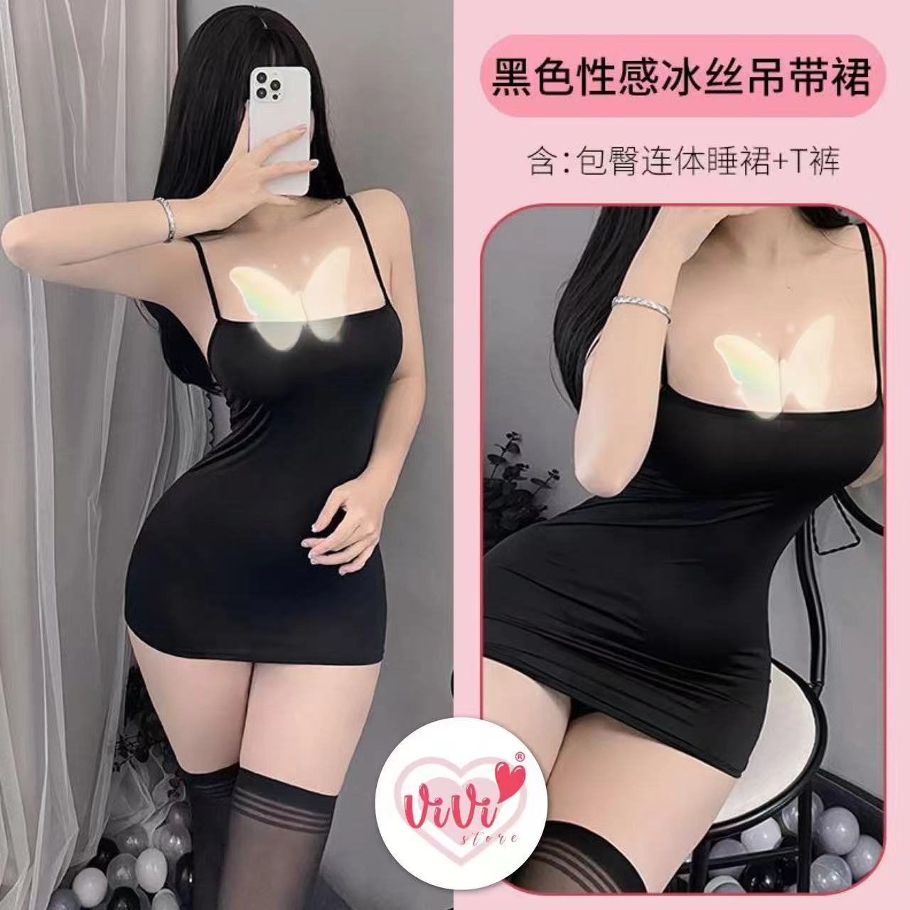 Vivi Sexy Lingerie Tight Singlet Nightwear Sex Dress Women Malaysia - Image 8