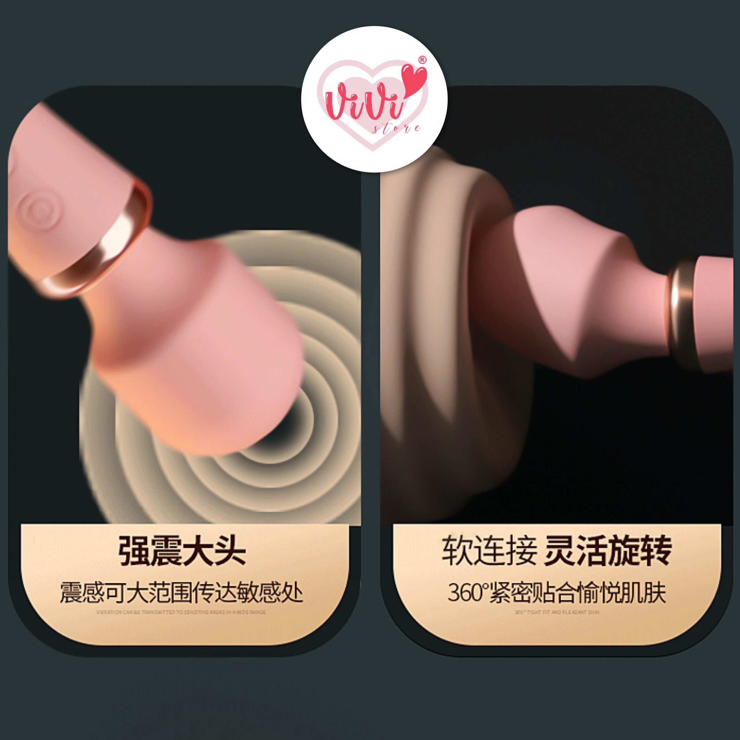 Vivi Heating Sucking Vibrator Av Wand Massager Dildo Masturbator Women Adult Toys Malaysia - Image 27