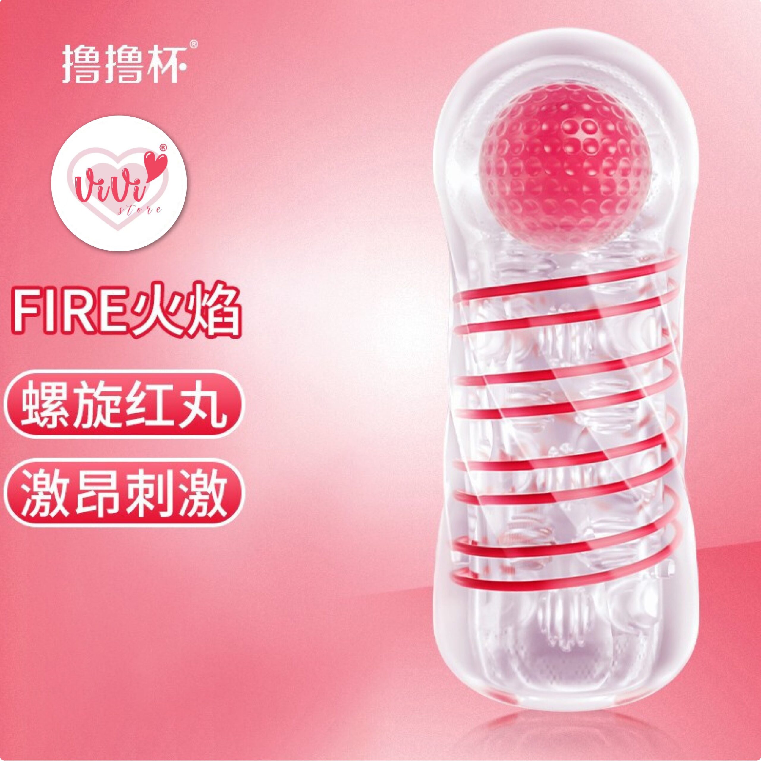 Lulucup Screw Spiral Sucking Masturbator Reusable Transparent Vacuum Man Cup Adult Toy Malaysia - Image 6