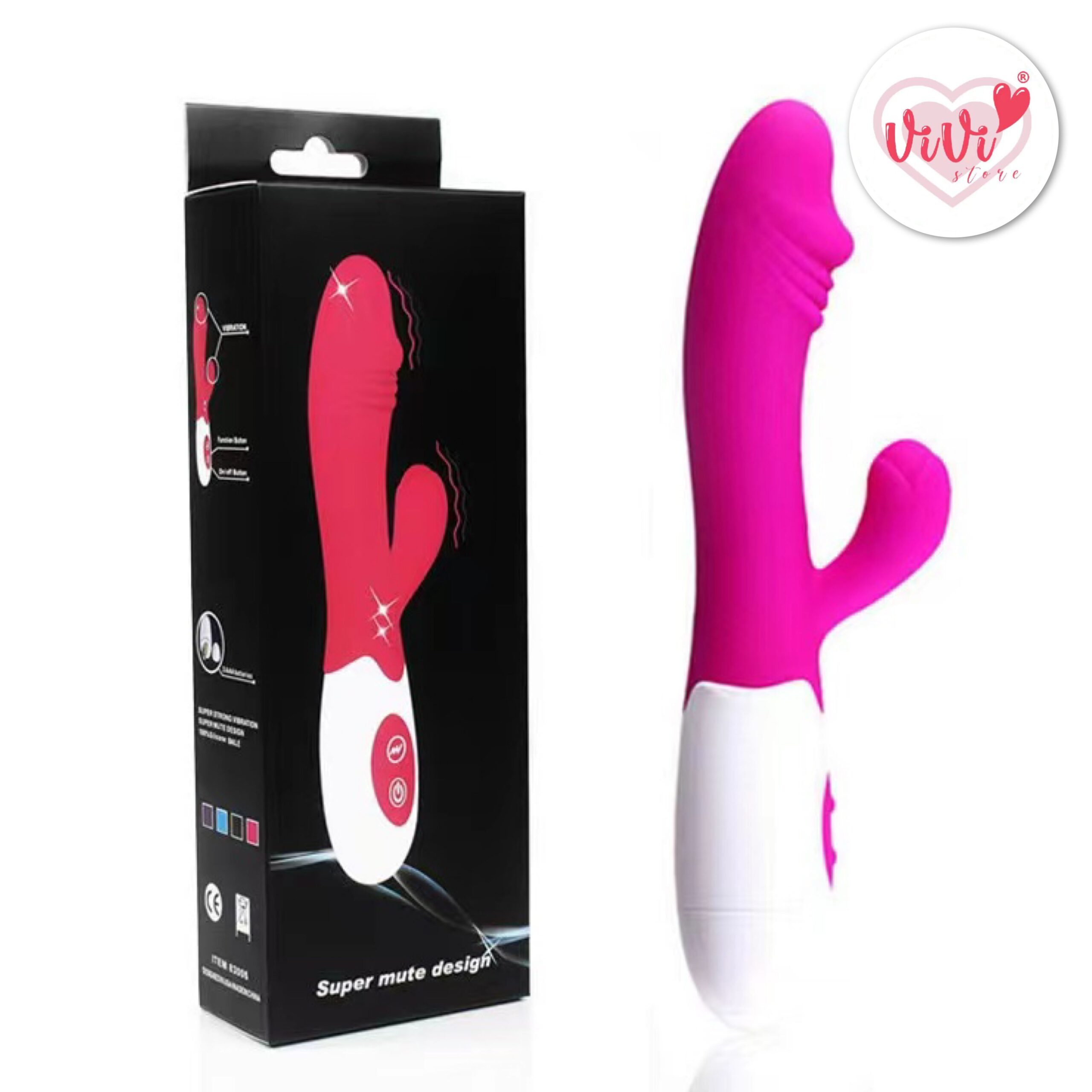 Vivi Rabbit Vibrator Massage Masturbator Battery Women Adult Toy Malaysia - Image 10