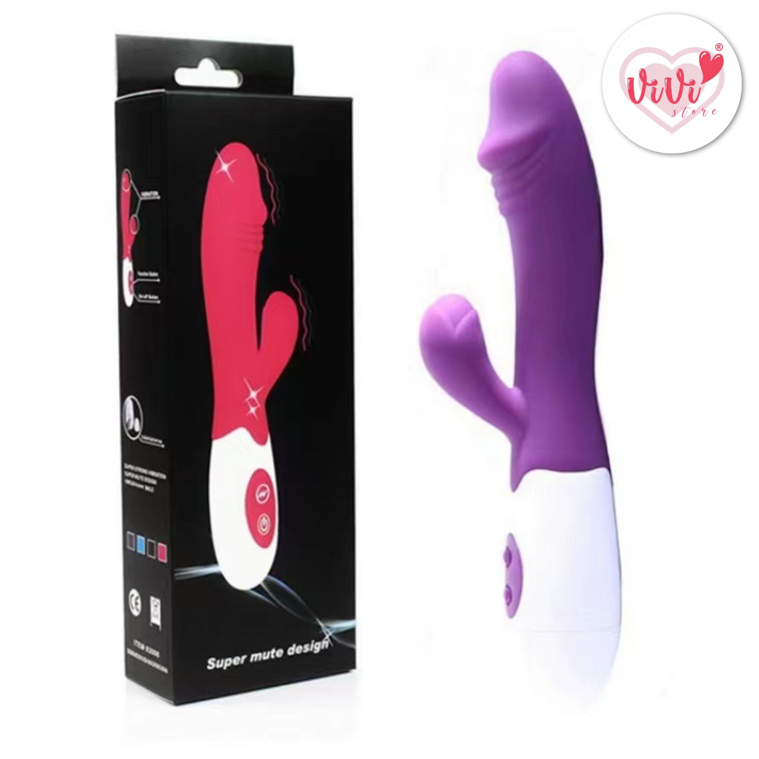 Vivi Rabbit Vibrator Massage Masturbator Battery Women Adult Toy Malaysia - Image 11