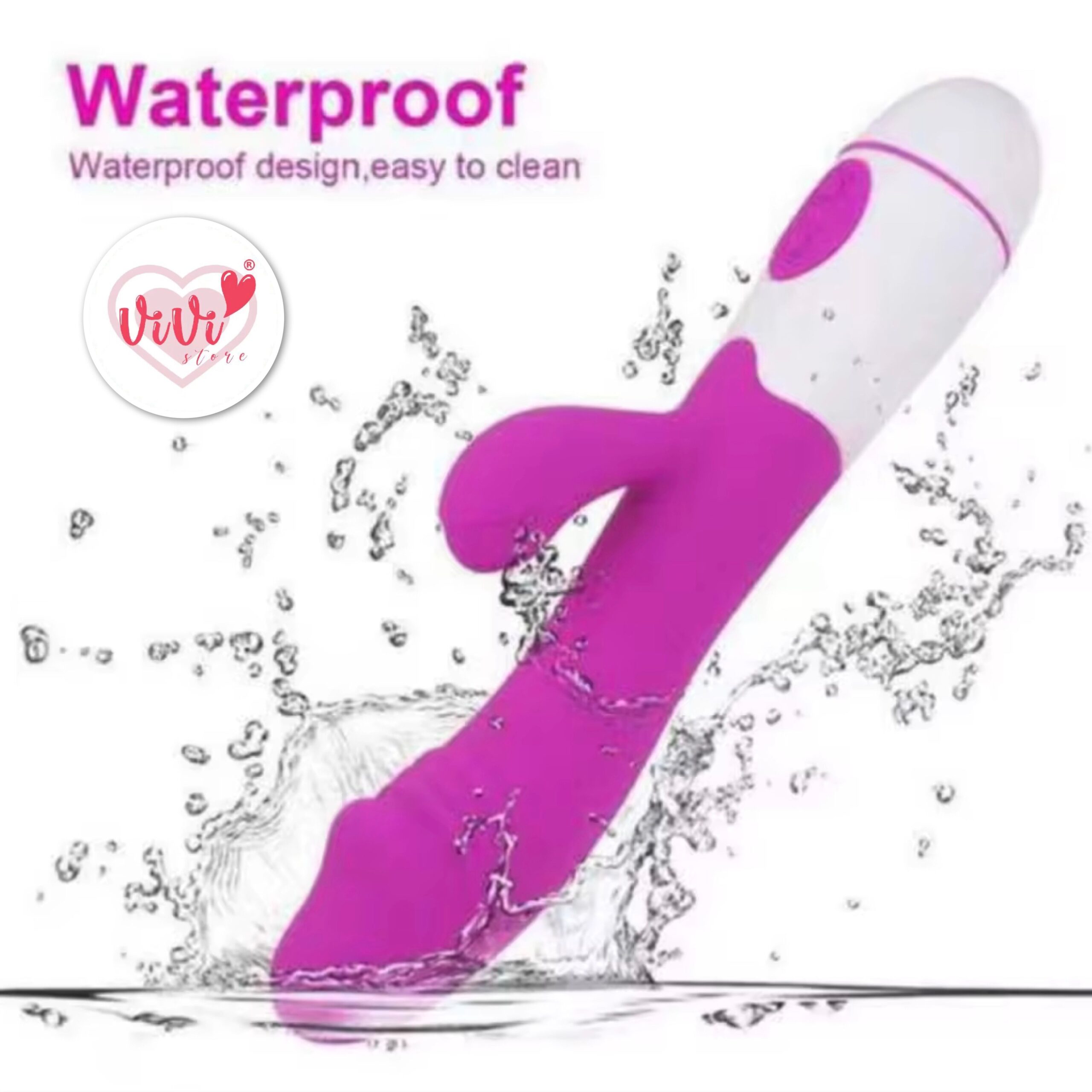 Vivi Rabbit Vibrator Massage Masturbator Battery Women Adult Toy Malaysia - Image 5