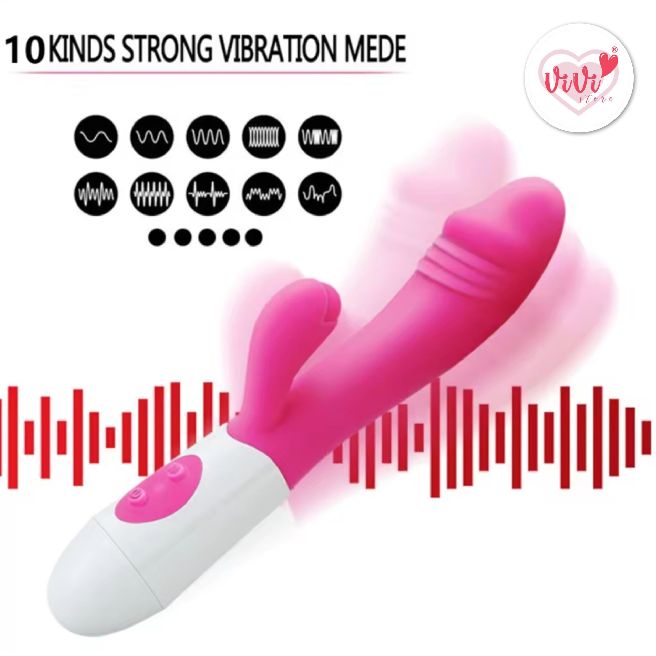 Vivi Rabbit Vibrator Massage Masturbator Battery Women Adult Toy Malaysia - Image 2