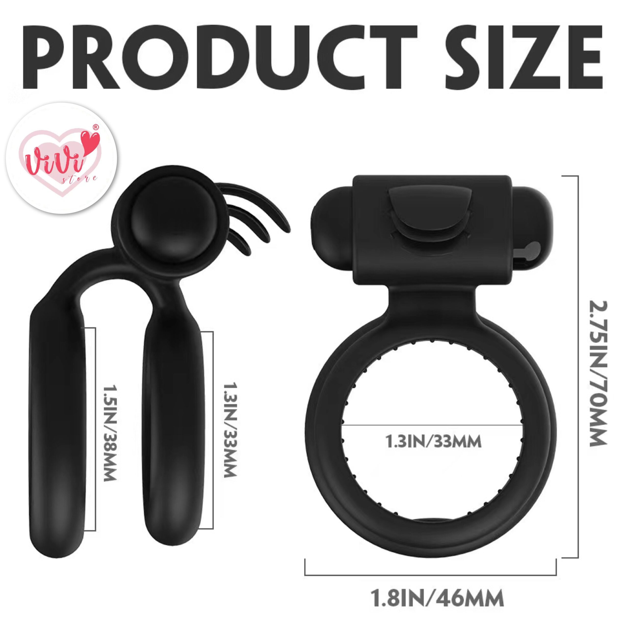 Vivi Man Vibrator Delayed Ring Stimulation Couple Use Men Adult Toys Malaysia - Image 7