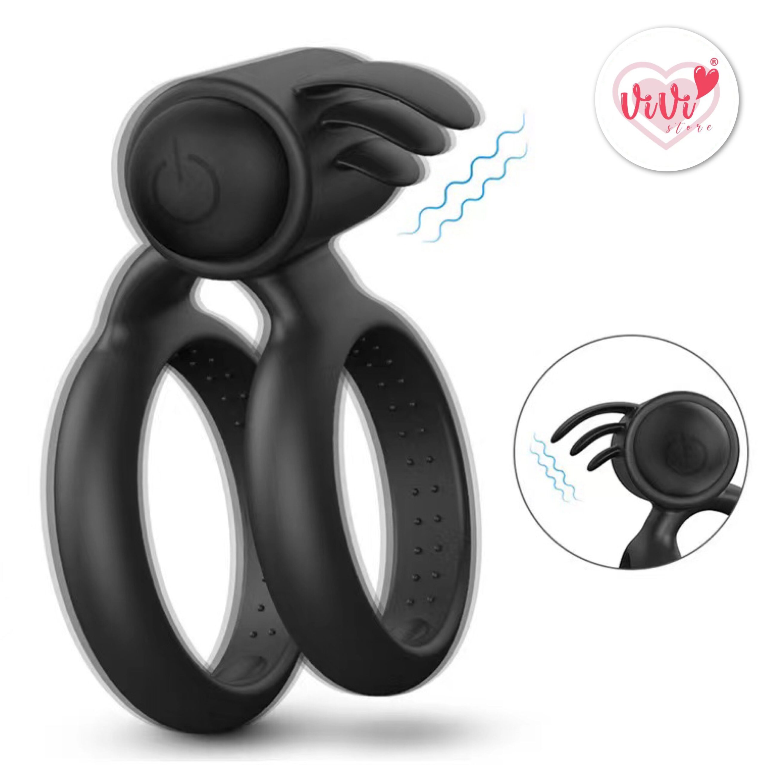Vivi Man Vibrator Delayed Ring Stimulation Couple Use Men Adult Toys Malaysia - Image 6