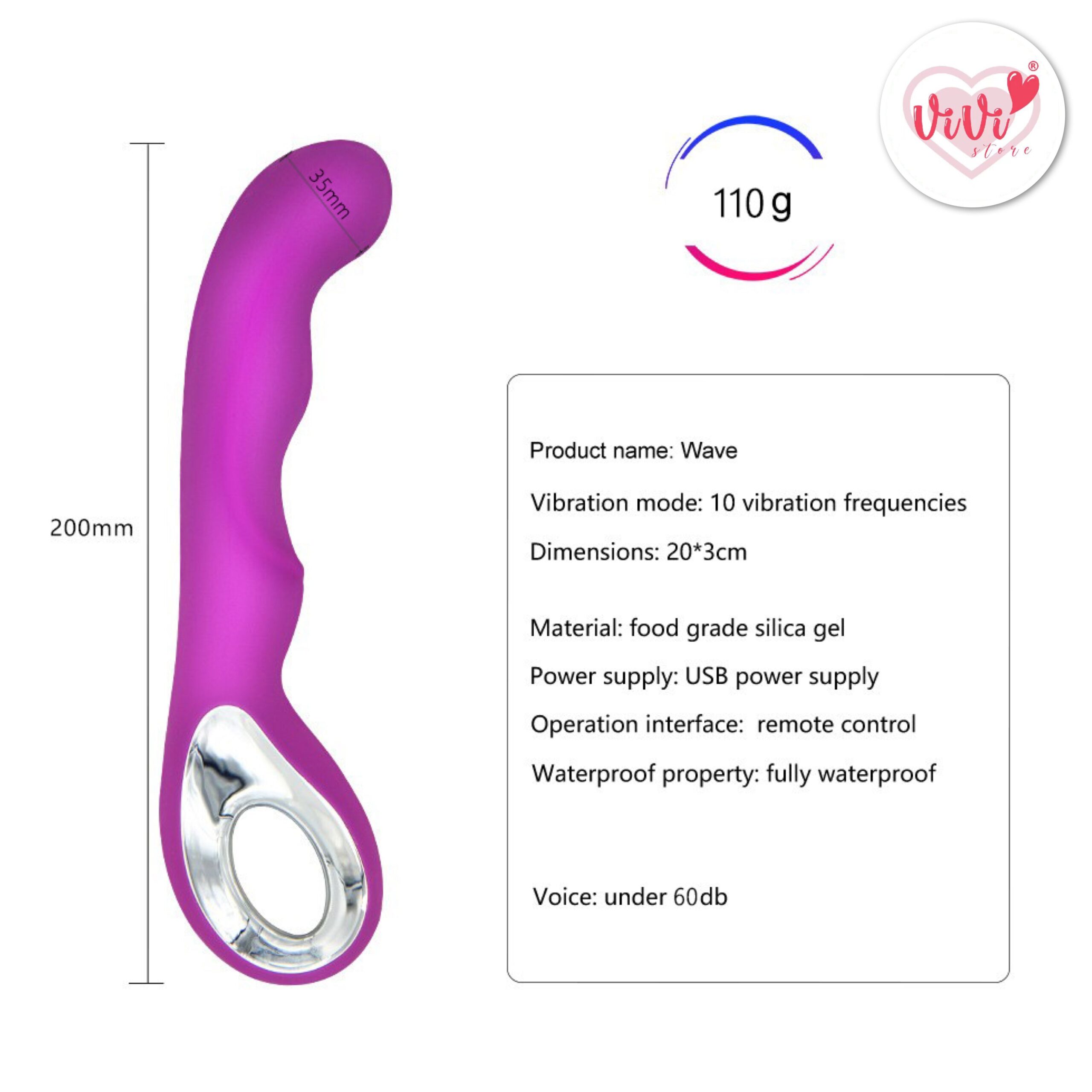 Vivi Rabbit Vibrator Massage Masturbator Battery Women Adult Toy Malaysia - Image 18